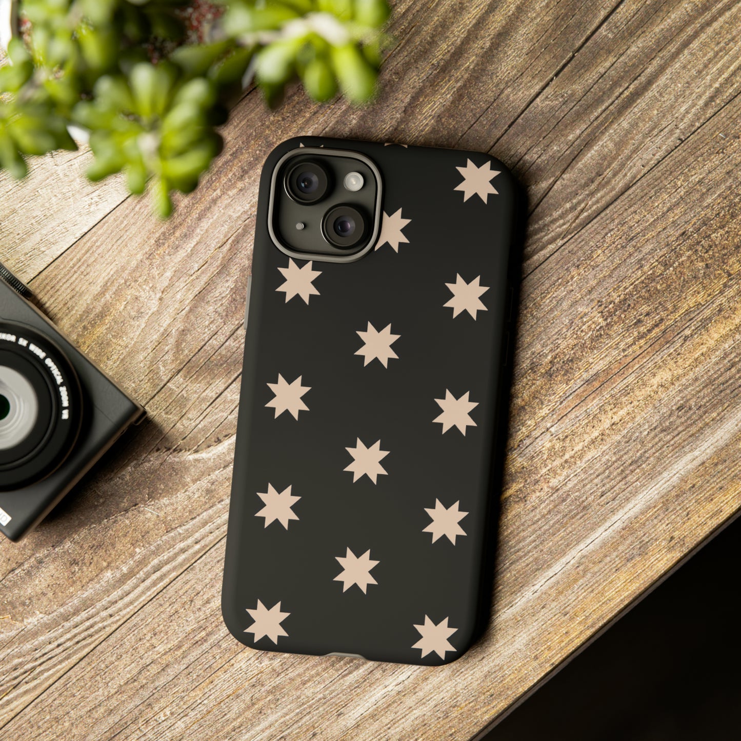 Black Star Quilt Block | Tough Phone Case