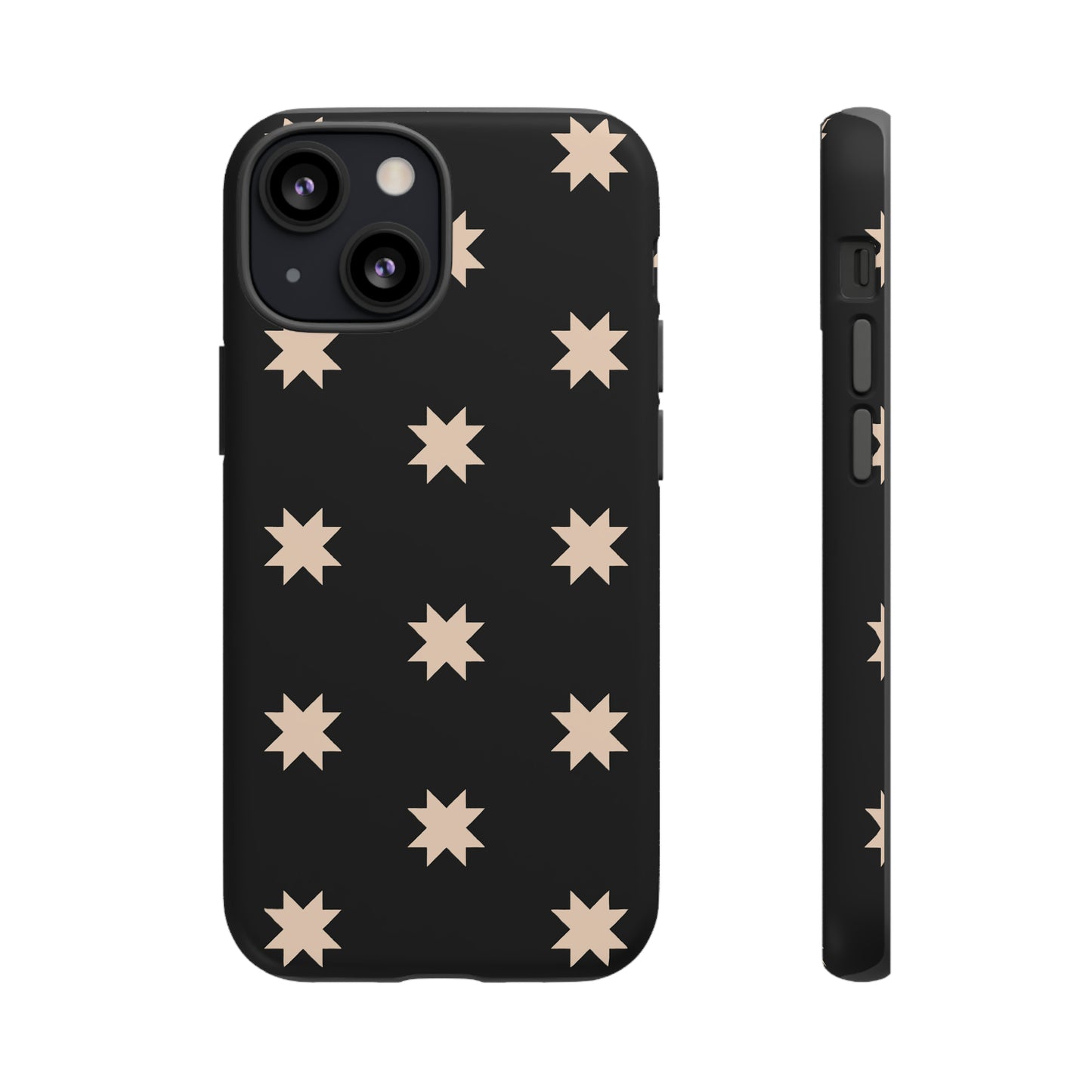 Black Star Quilt Block | Tough Phone Case