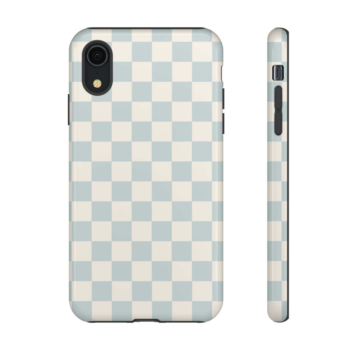 Light Blue Checkers | Tough Phone Case