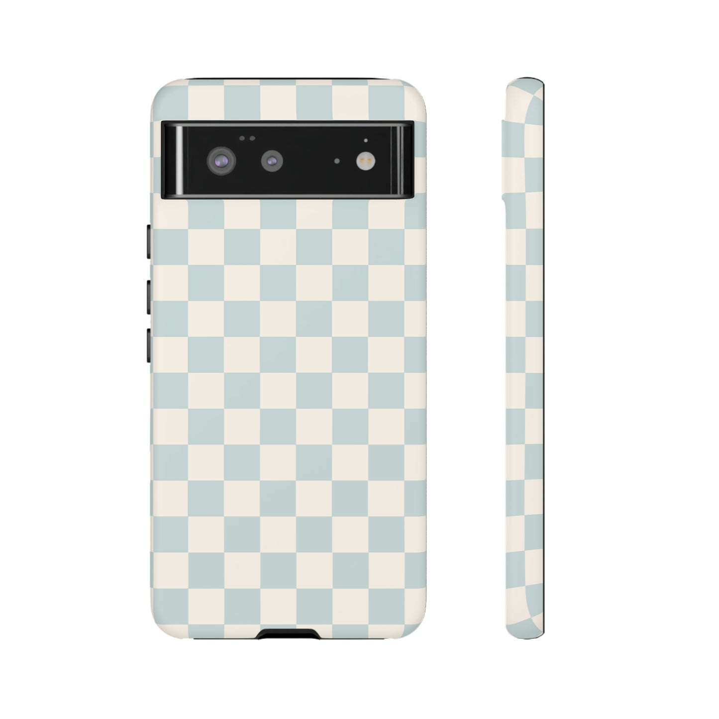 Light Blue Checkers | Tough Phone Case