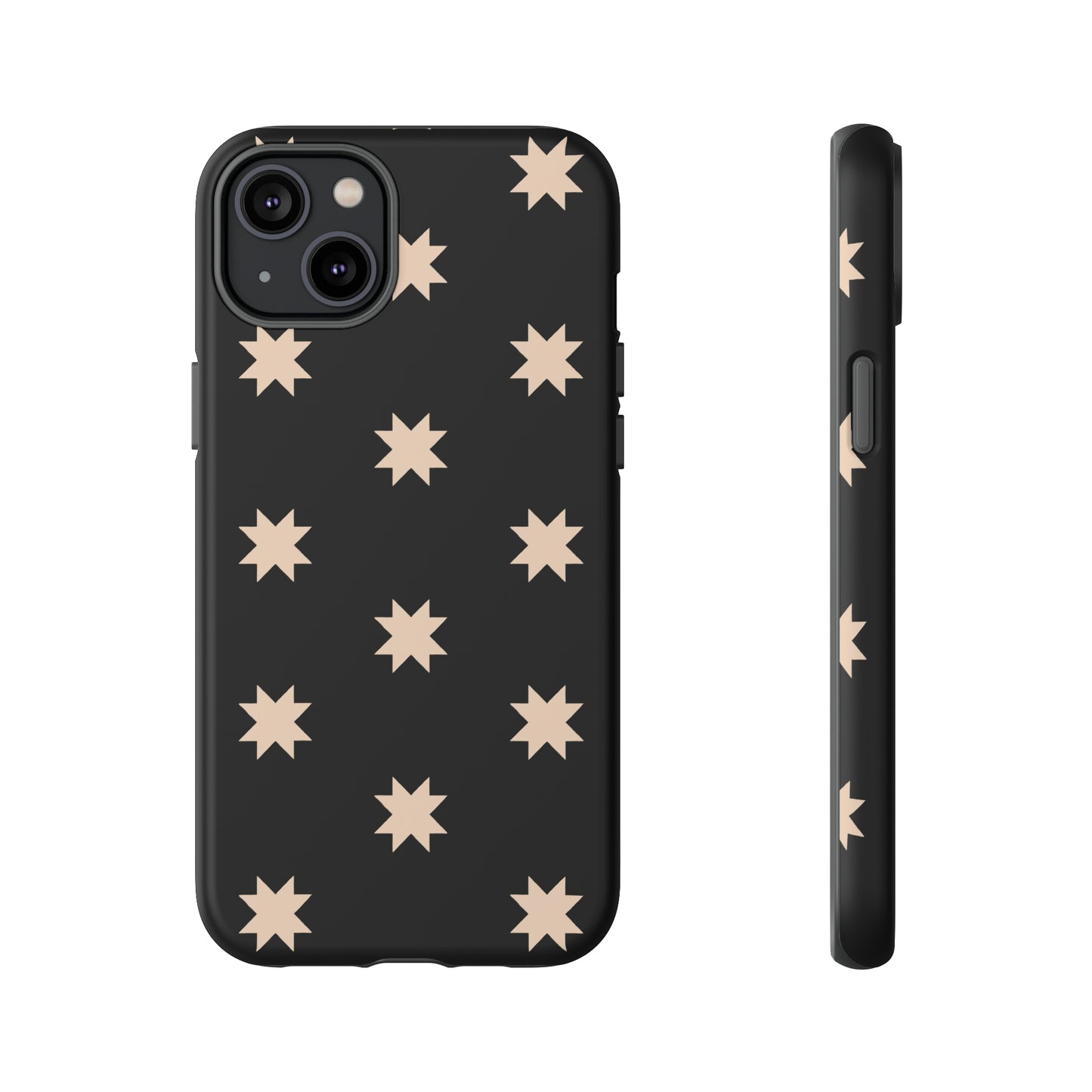 Black Star Quilt Block | Tough Phone Case