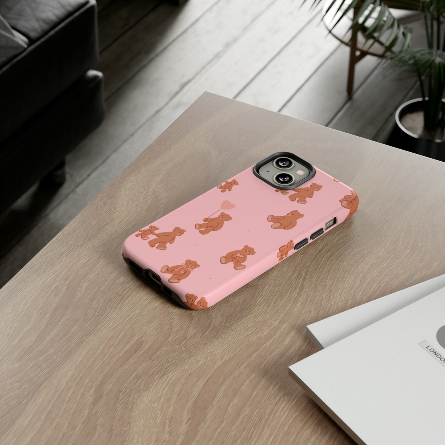 Sweet Pink Teddy Bear Tough Cases