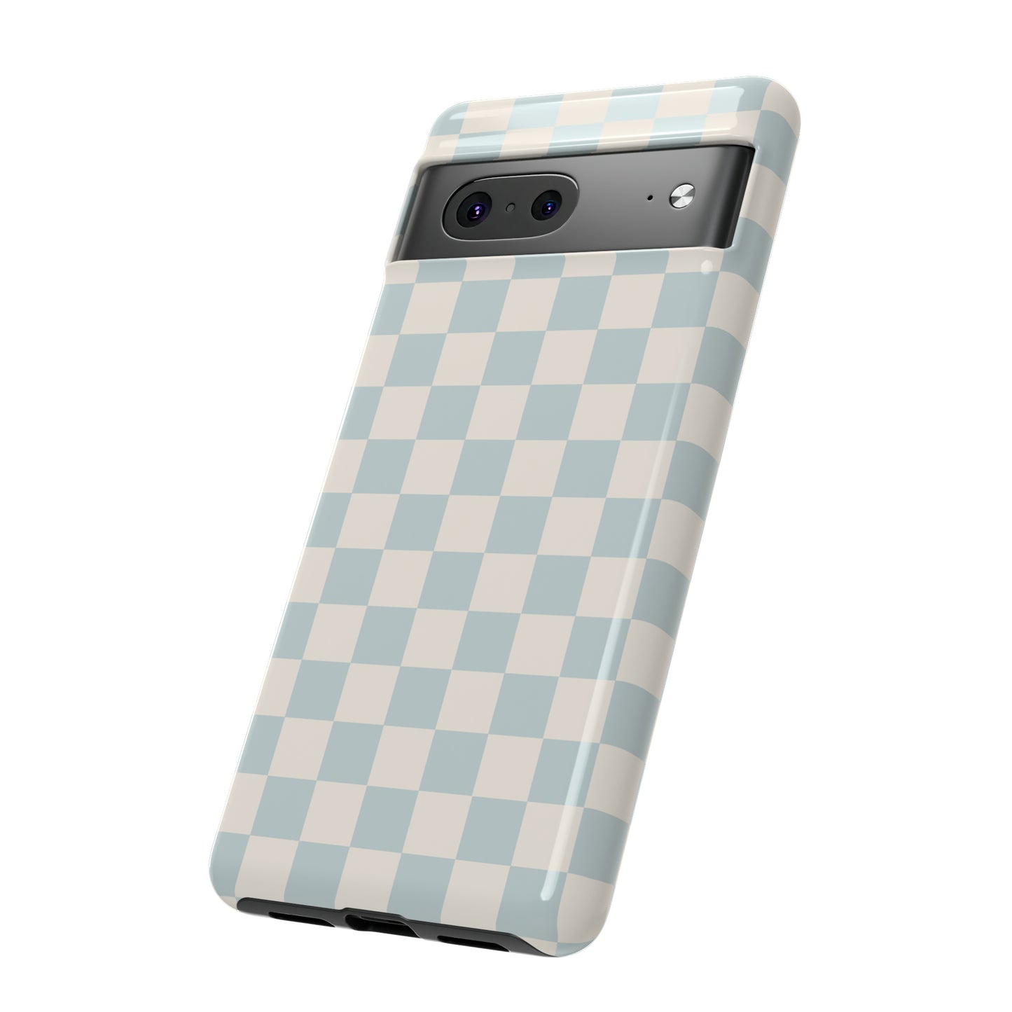 Light Blue Checkers | Tough Phone Case