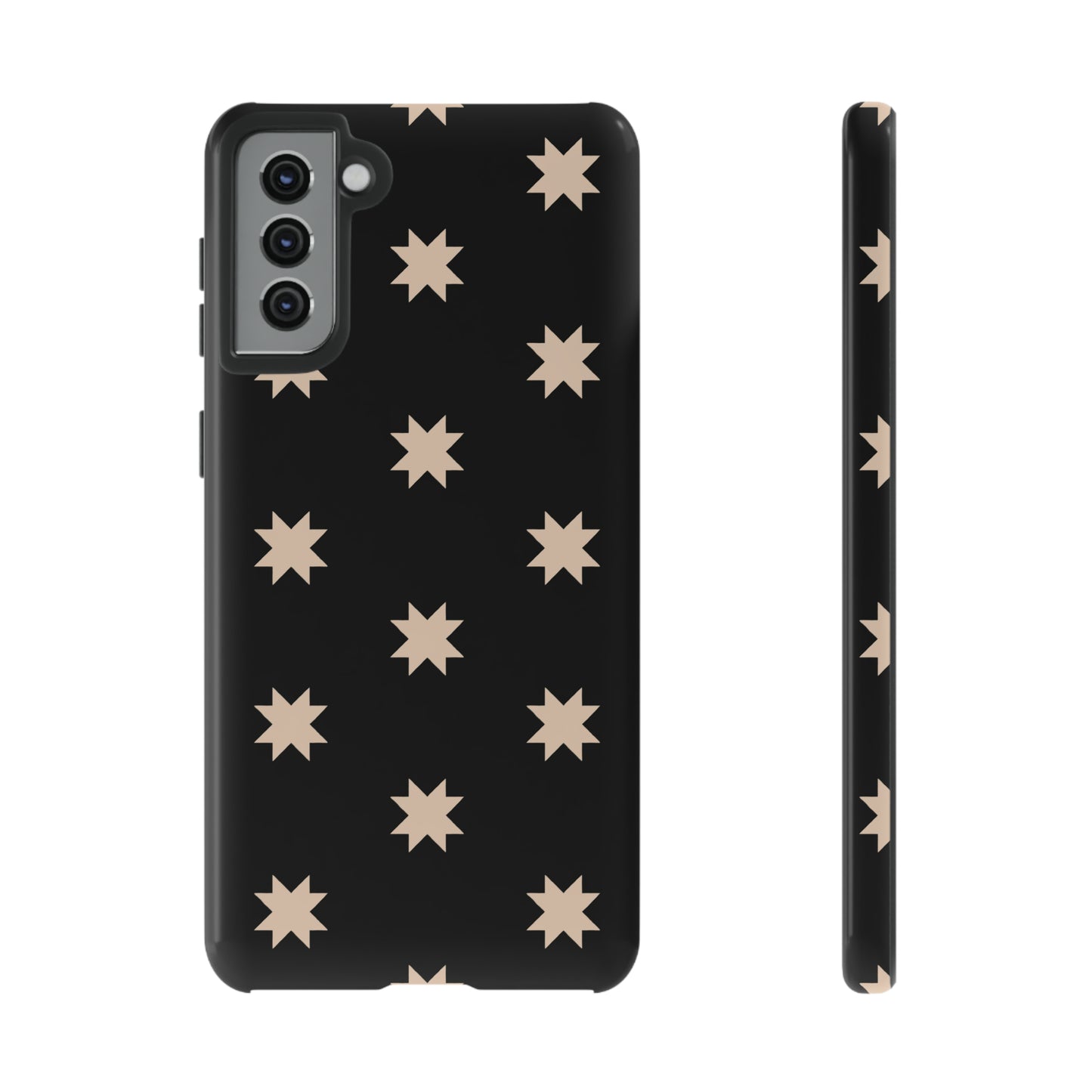 Black Star Quilt Block | Tough Phone Case