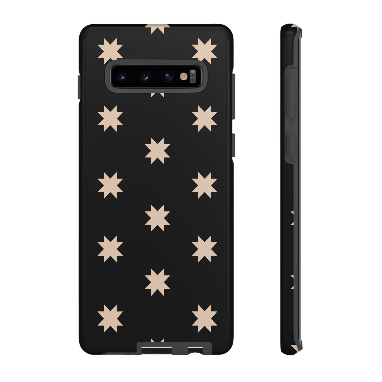 Black Star Quilt Block | Tough Phone Case