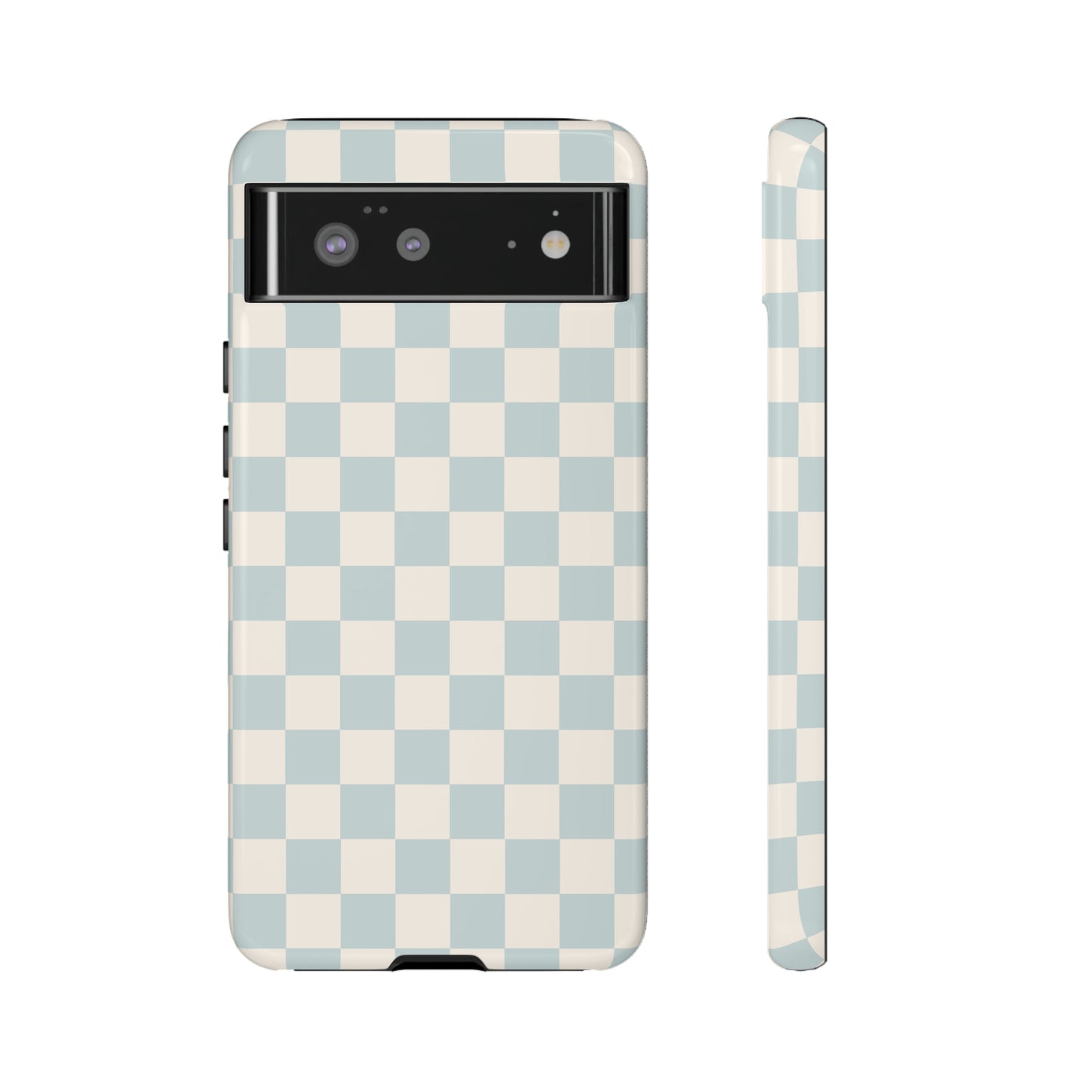 Light Blue Checkers | Tough Phone Case