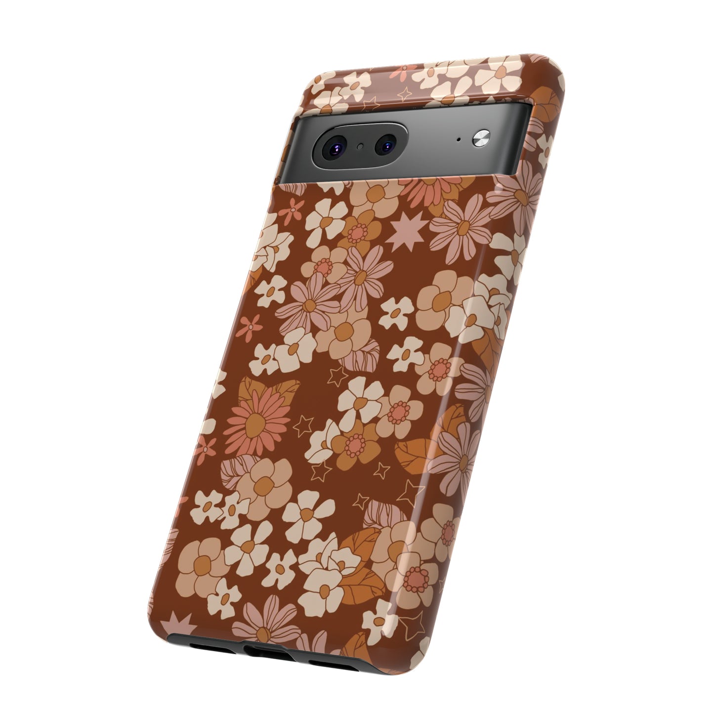 Deep Maroon Meadow | Tough Phone Case