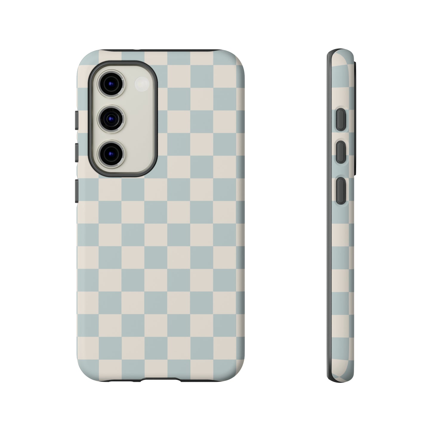 Light Blue Checkers | Tough Phone Case