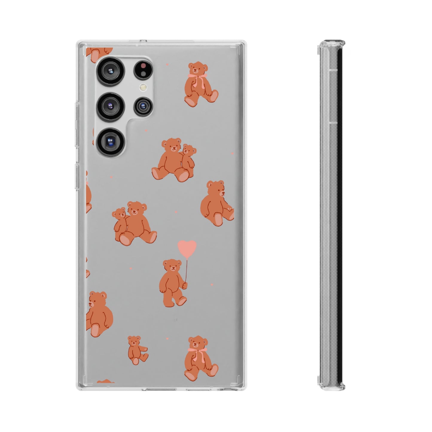 Teddy Bear Clear Phone Cases