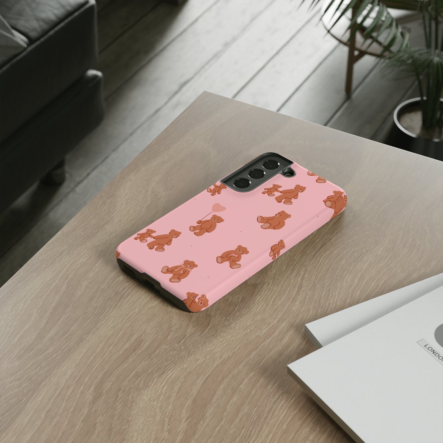 Sweet Pink Teddy Bear Tough Cases