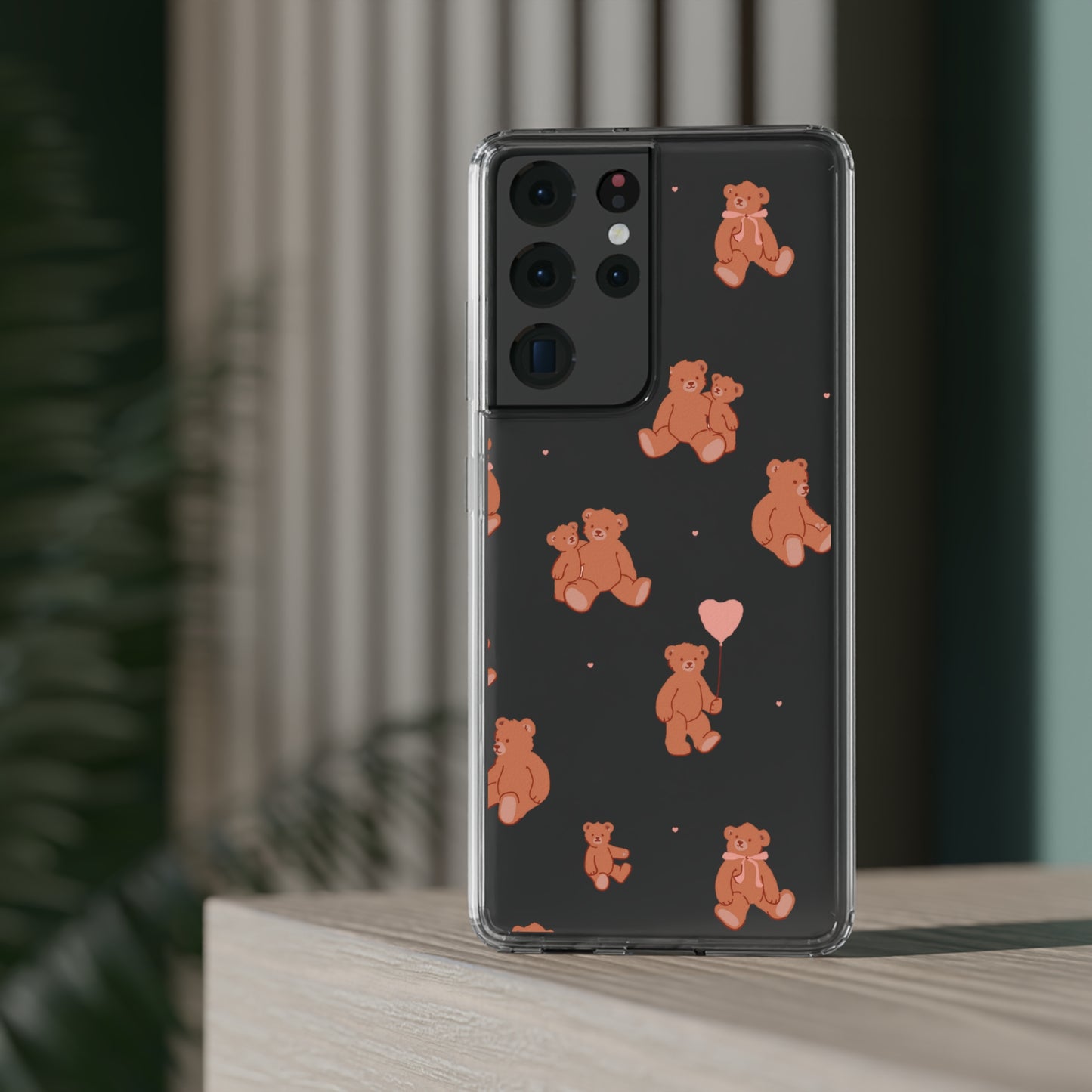 Teddy Bear Clear Phone Cases