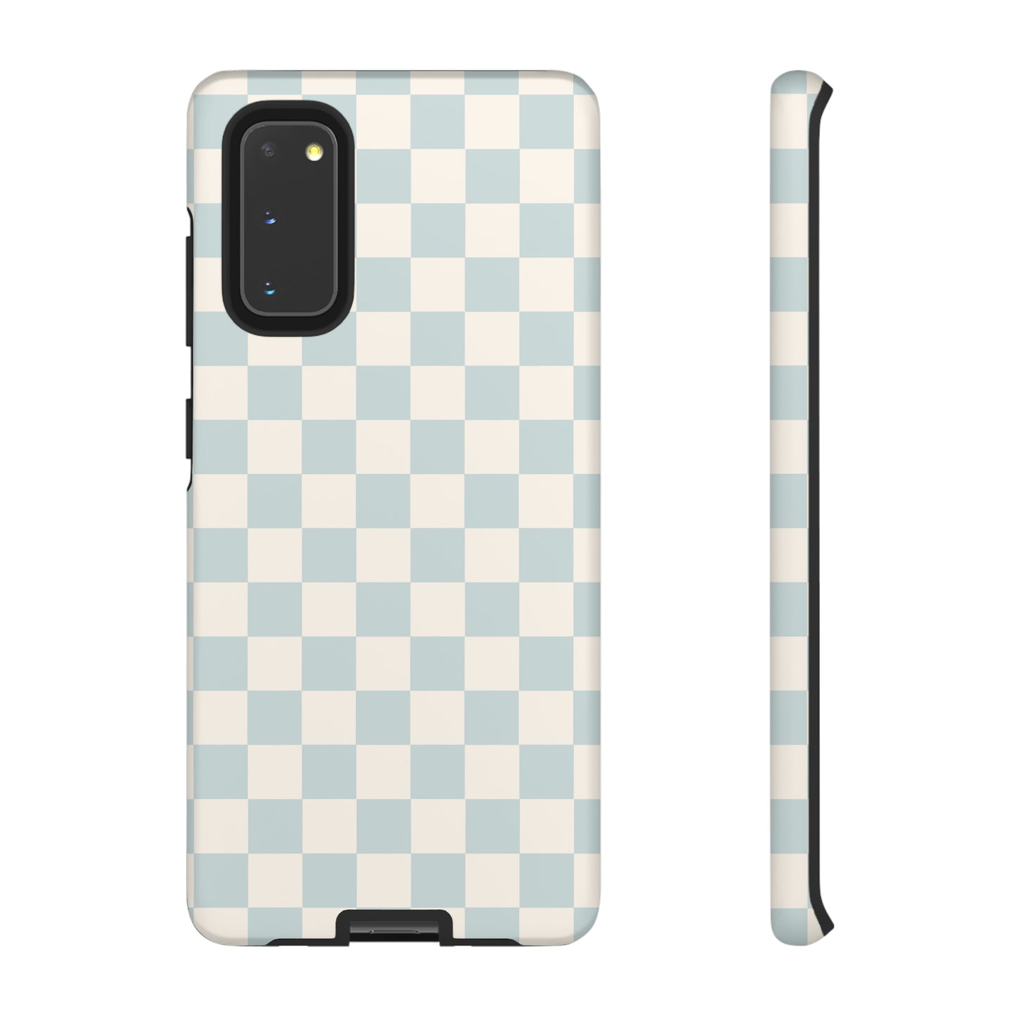 Light Blue Checkers | Tough Phone Case