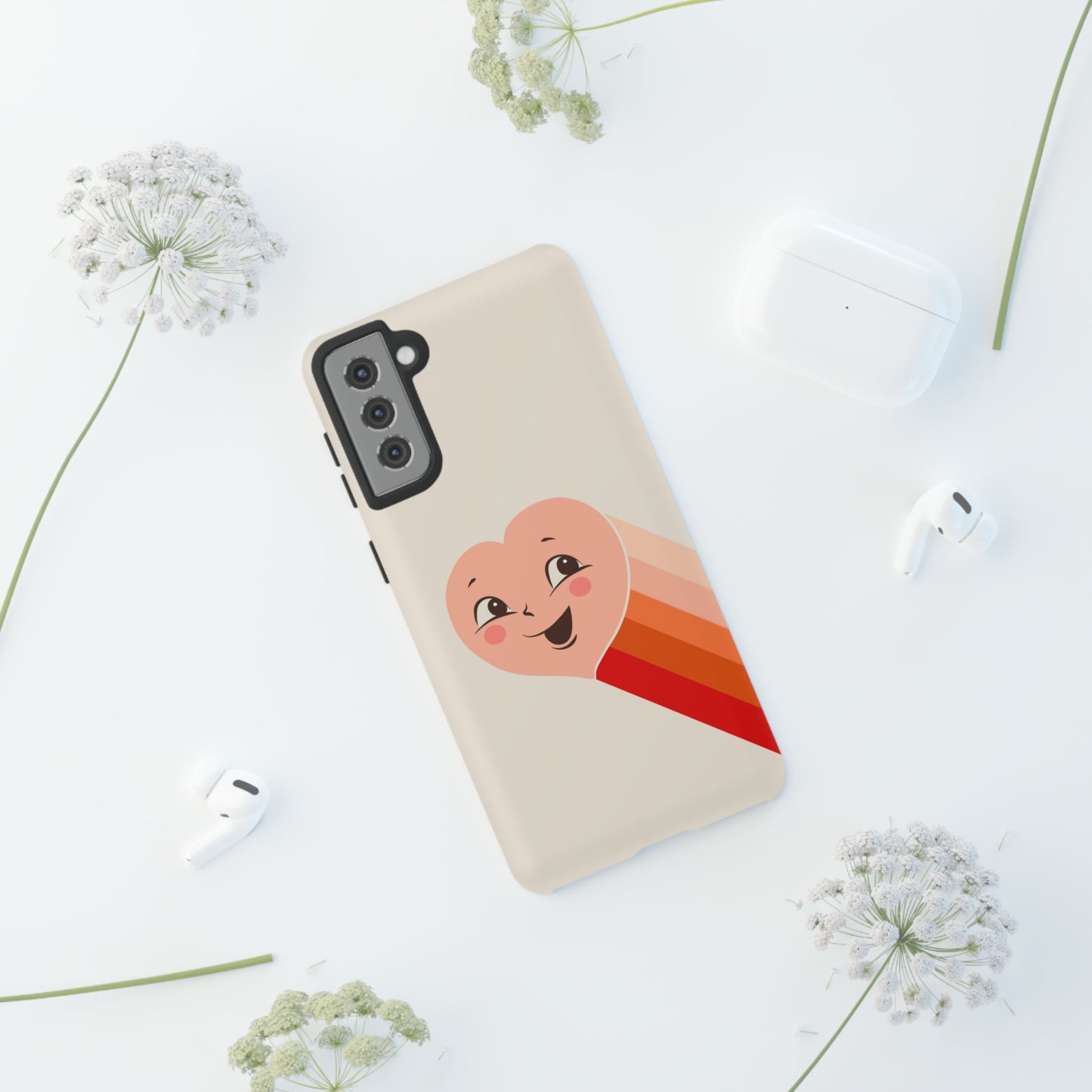 Retro Shooting Heart | Tough Phone Case