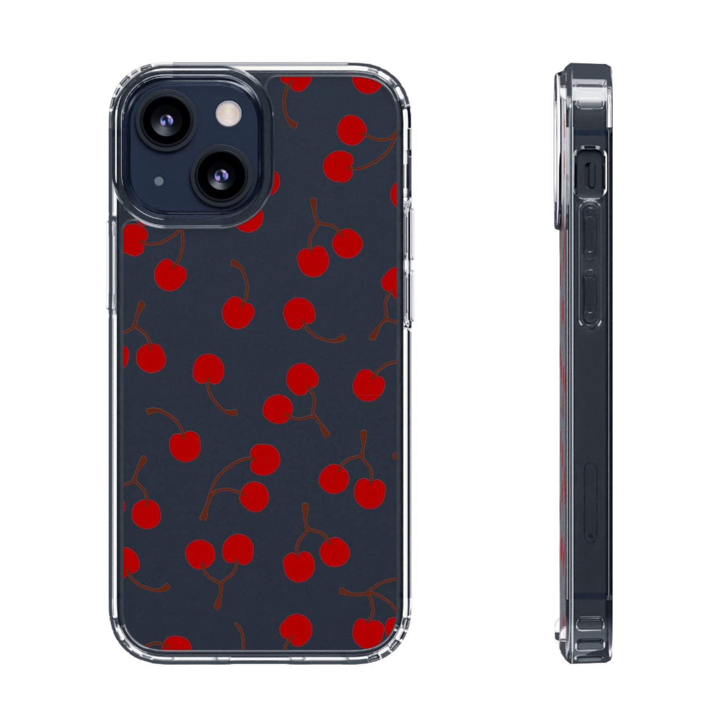 Cherry Bunches Clear Phone Case