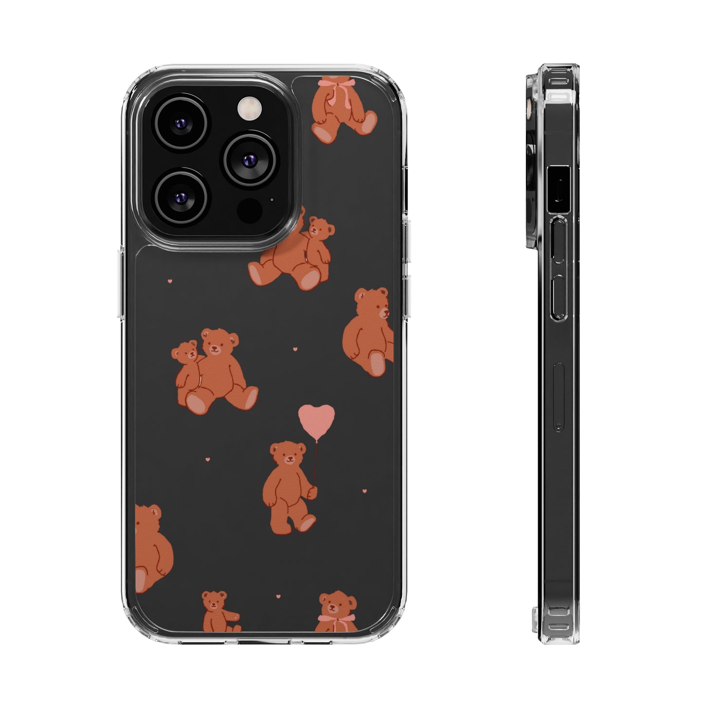 Teddy Bear Clear Phone Cases