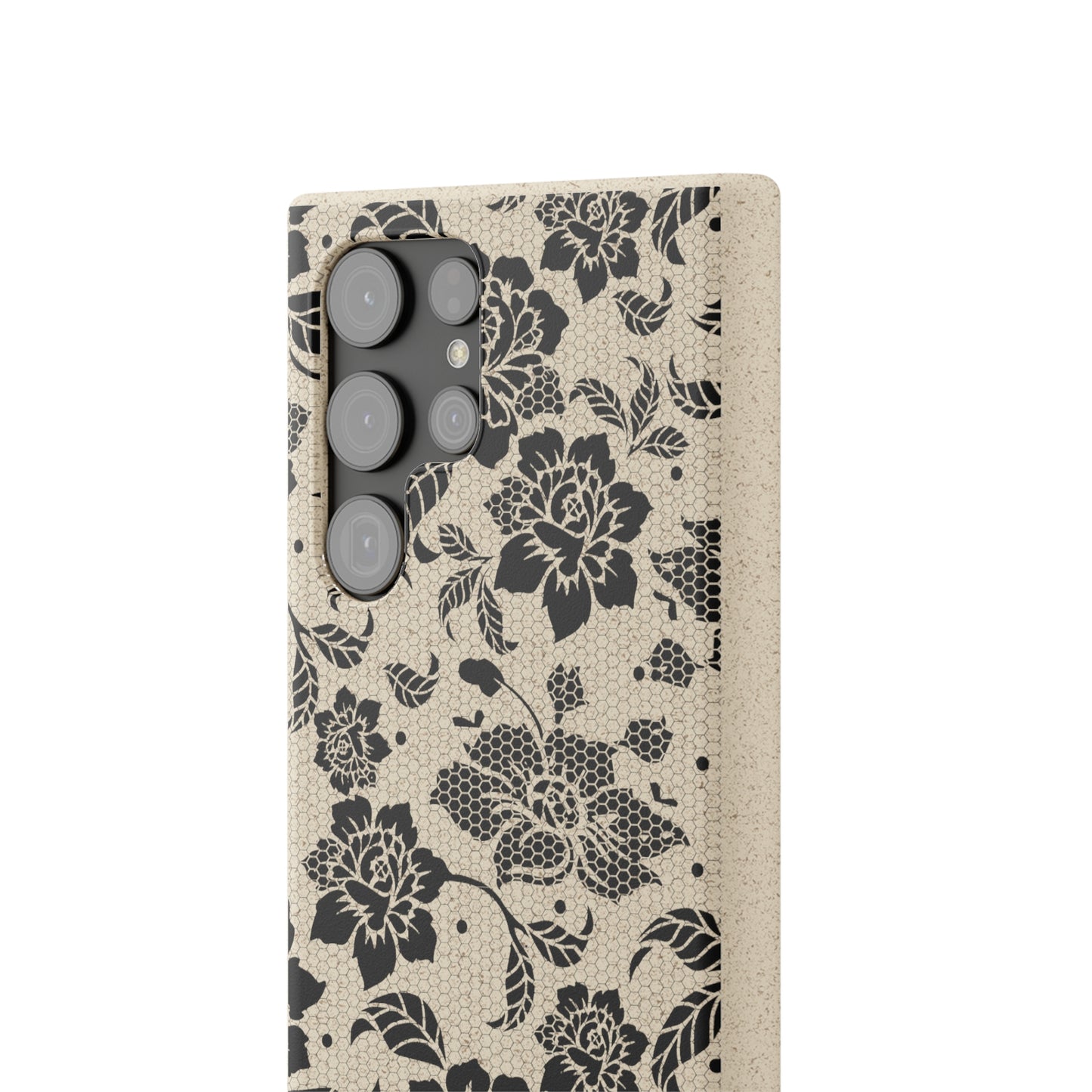 Black Lace Coquette | 100% Biodegradable Phone Case