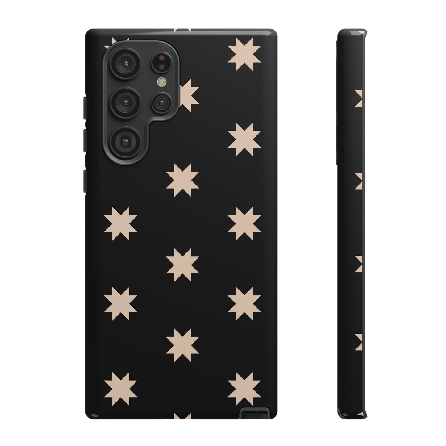 Black Star Quilt Block | Tough Phone Case