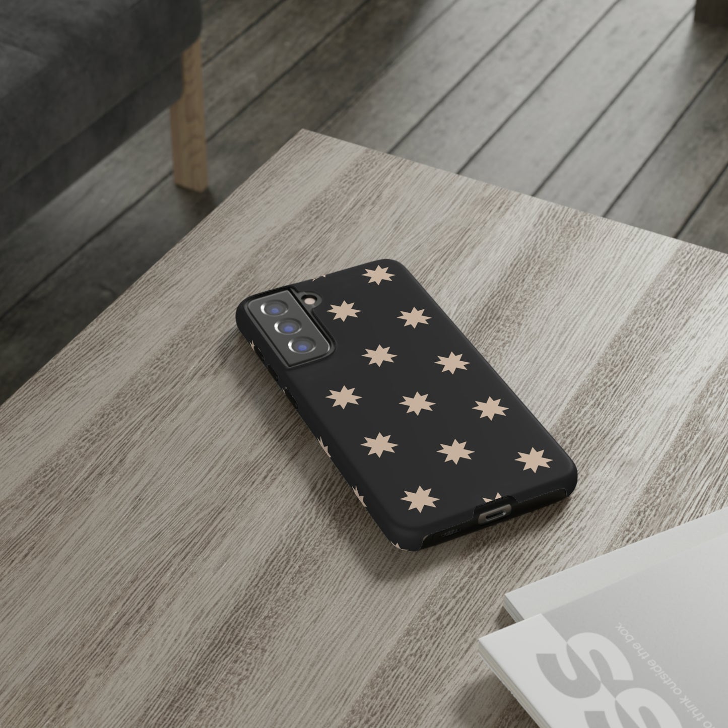 Black Star Quilt Block | Tough Phone Case