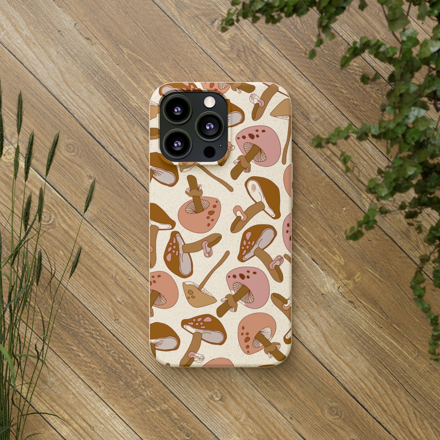 Foraging Mushrooms | 100% Biodegradable Phone Case