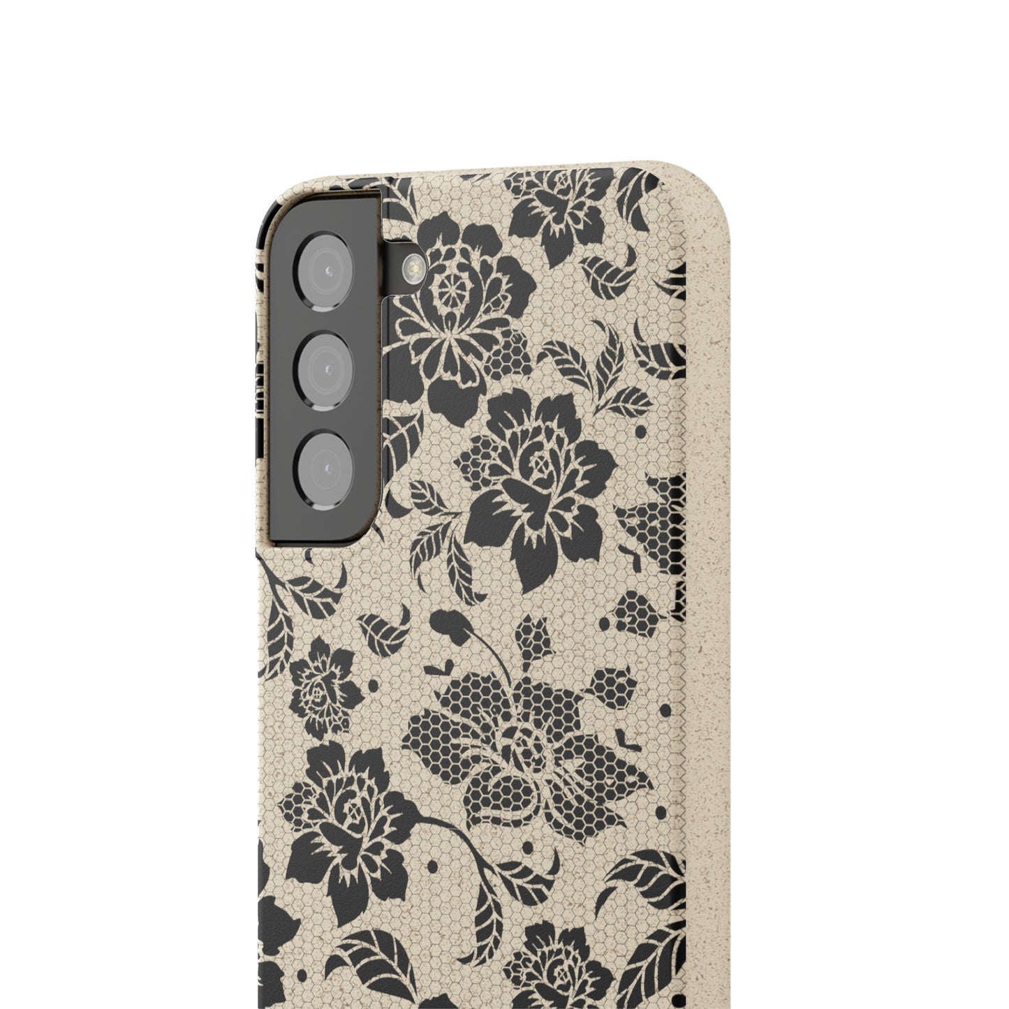 Black Lace Coquette | 100% Biodegradable Phone Case