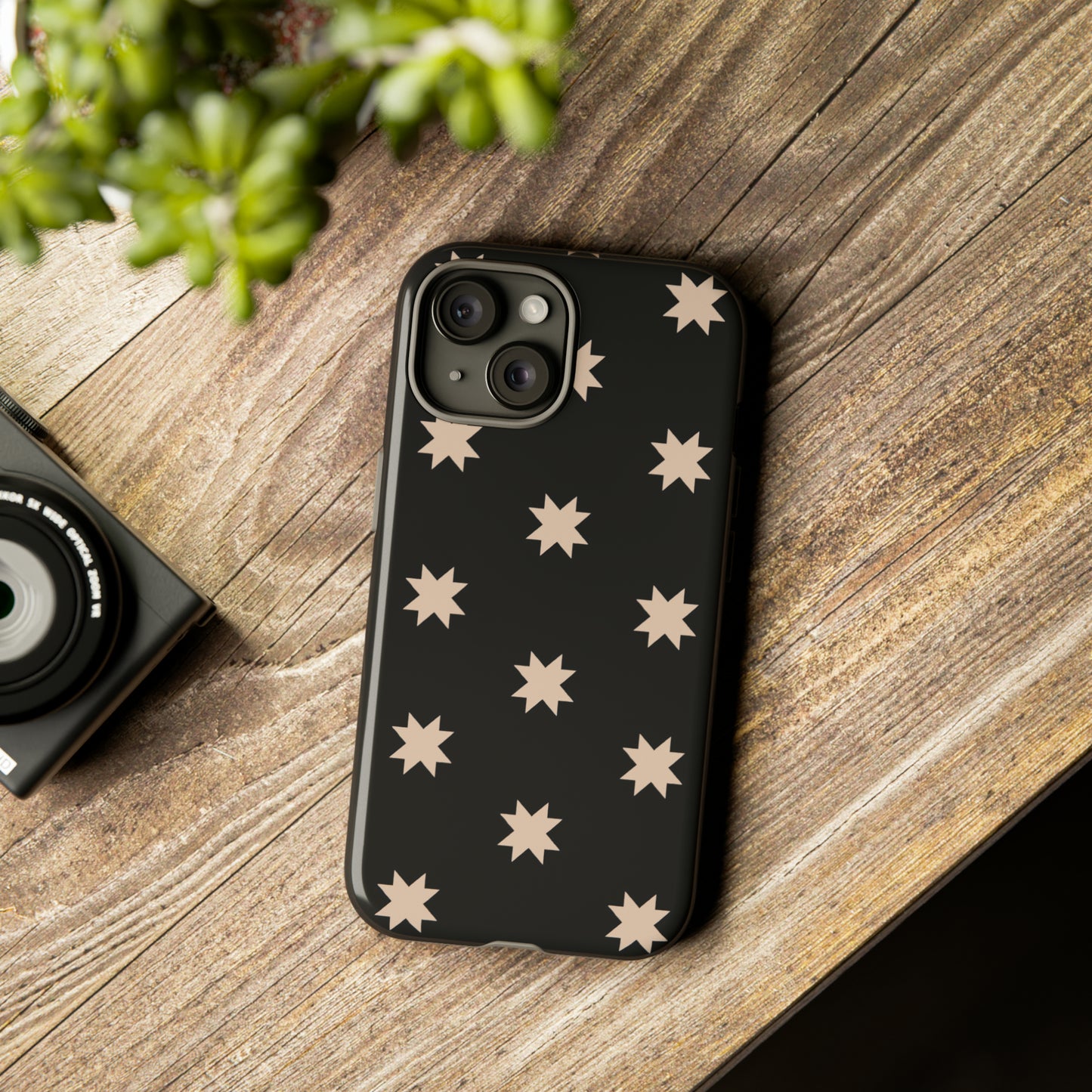 Black Star Quilt Block | Tough Phone Case