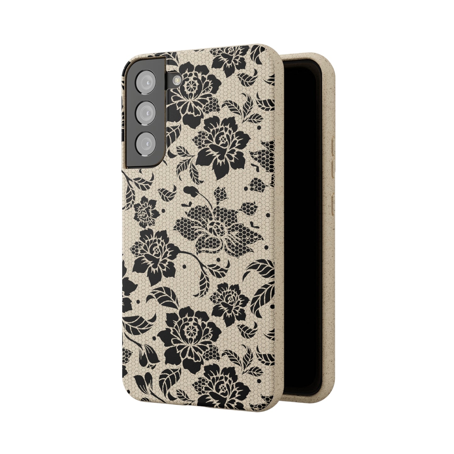 Black Lace Coquette | 100% Biodegradable Phone Case