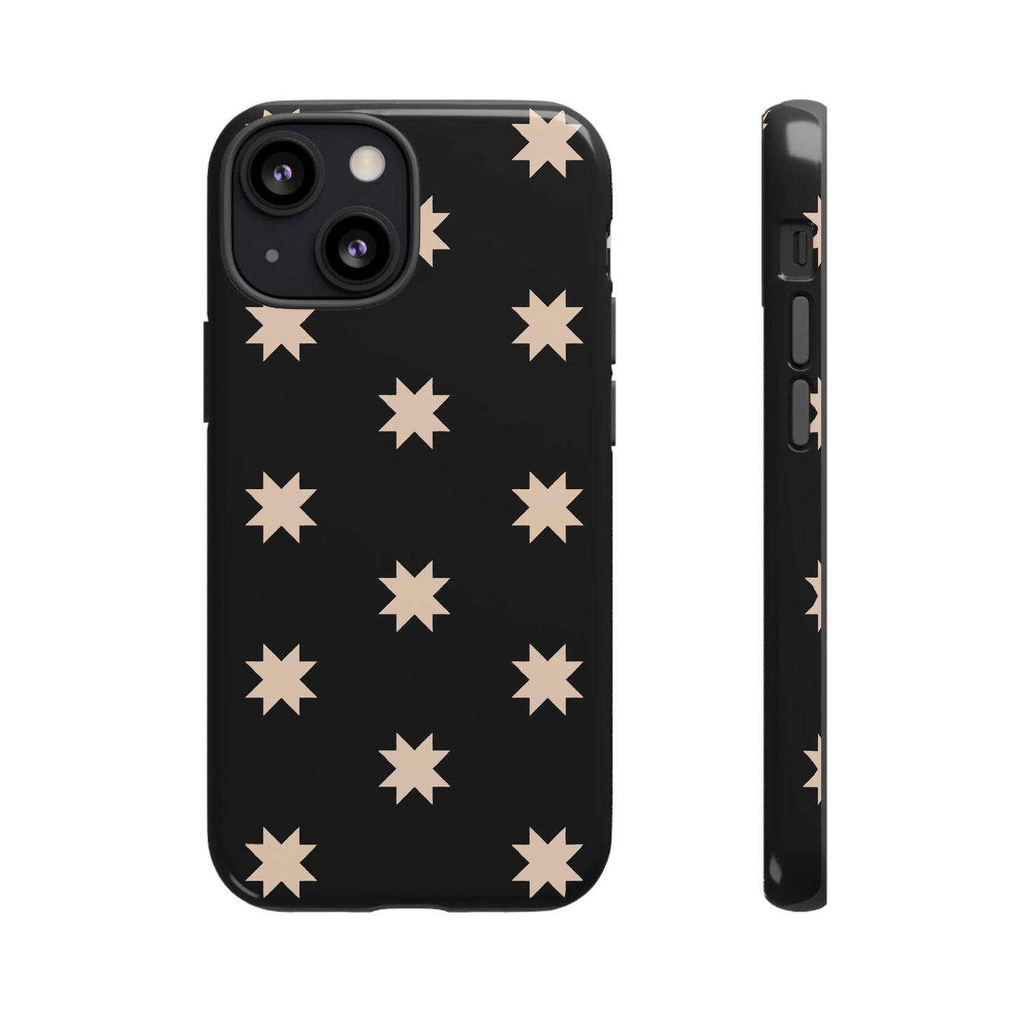 Black Star Quilt Block | Tough Phone Case