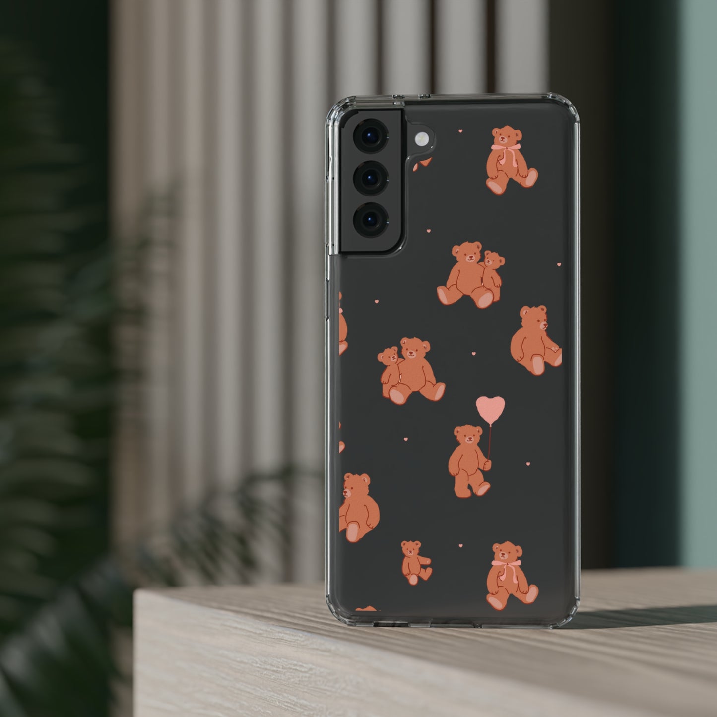 Teddy Bear Clear Phone Cases