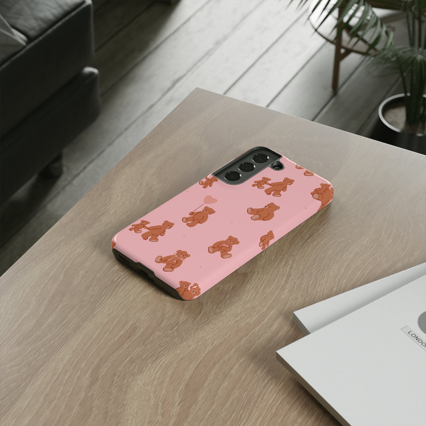 Sweet Pink Teddy Bear Tough Cases