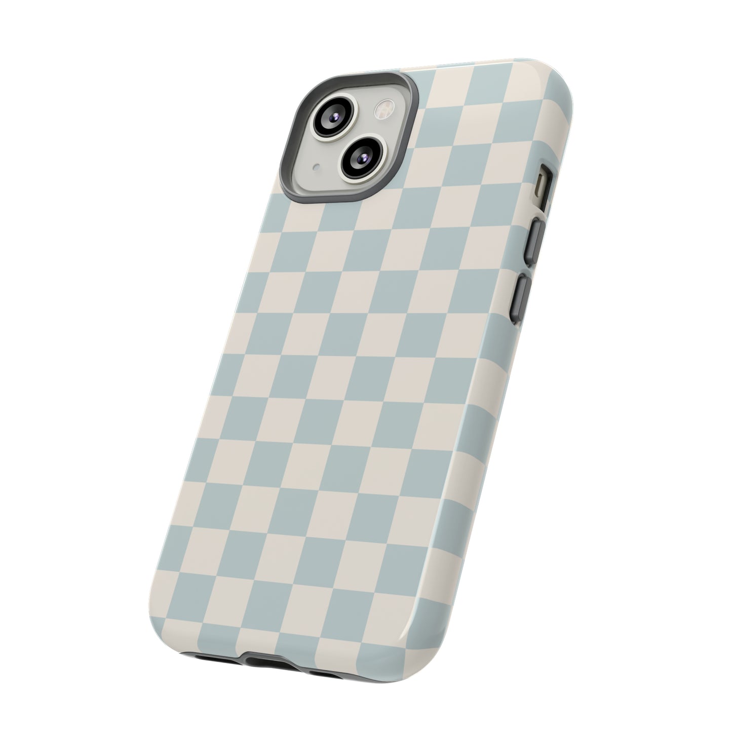 Light Blue Checkers | Tough Phone Case