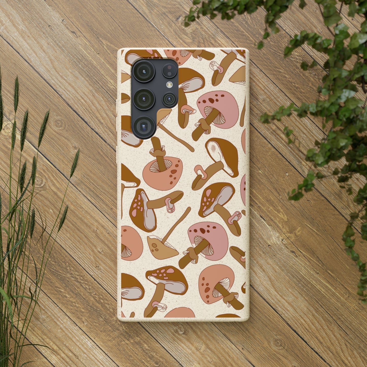 Foraging Mushrooms | 100% Biodegradable Phone Case