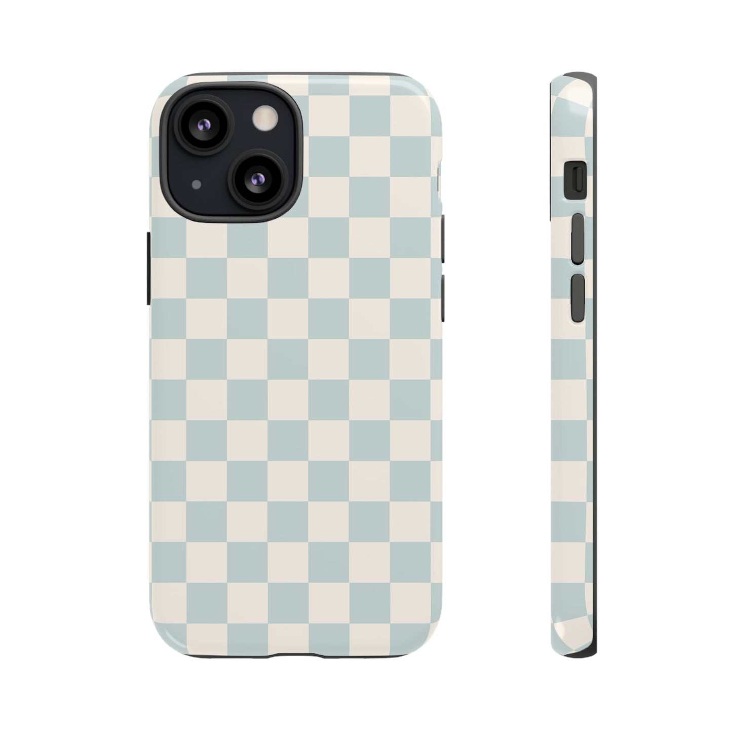 Light Blue Checkers | Tough Phone Case