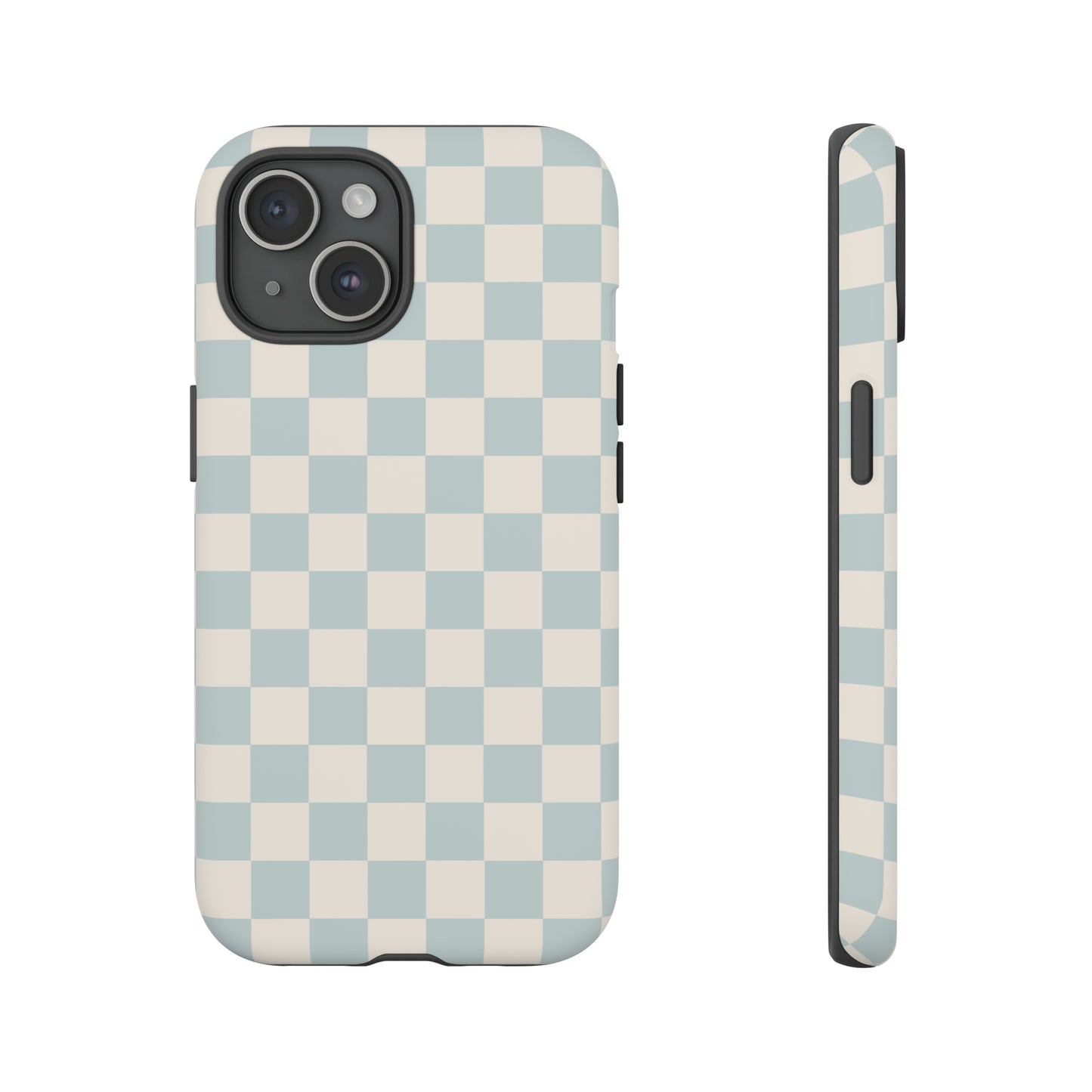 Light Blue Checkers | Tough Phone Case