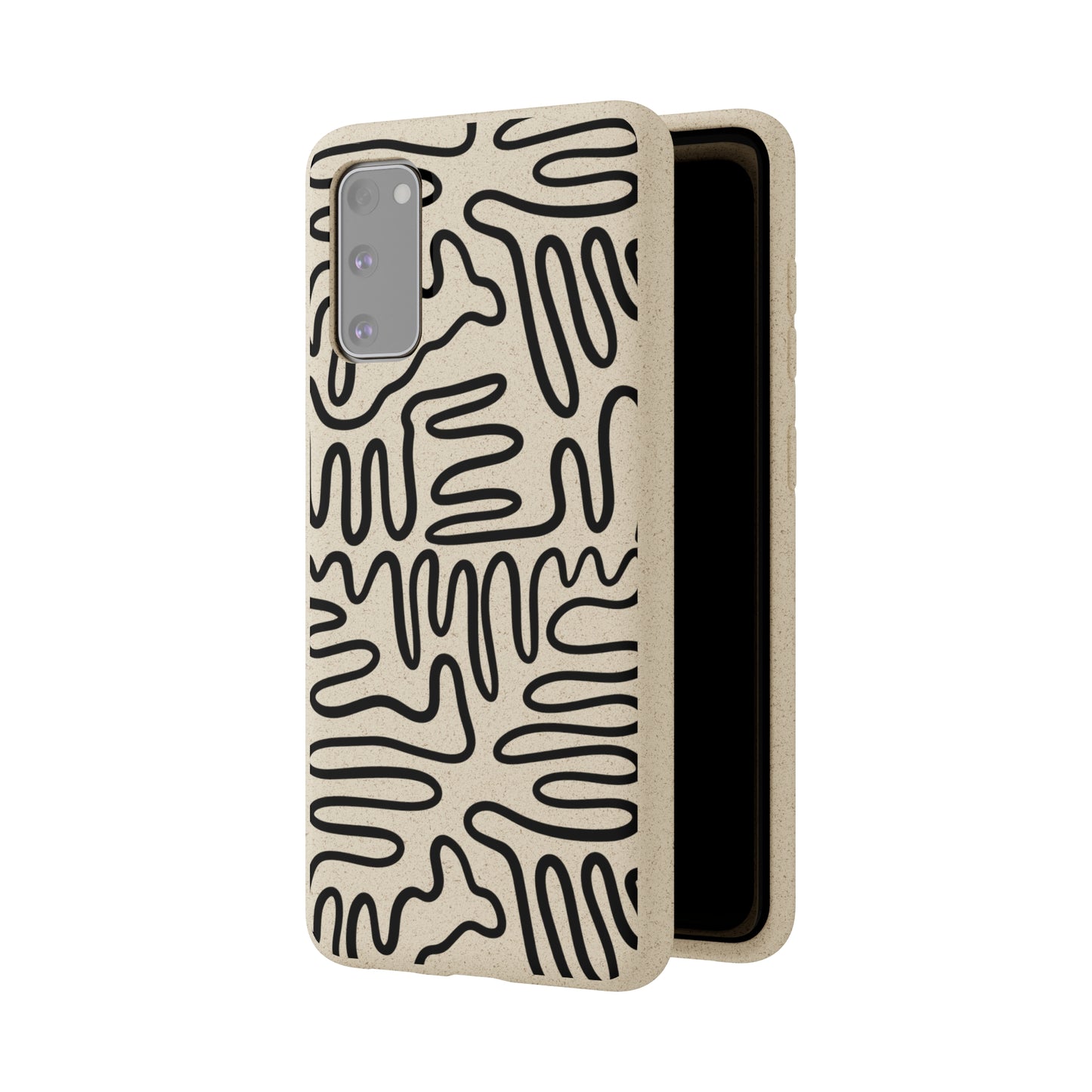 Black Squigles | 100% Biodegradable Phone Case