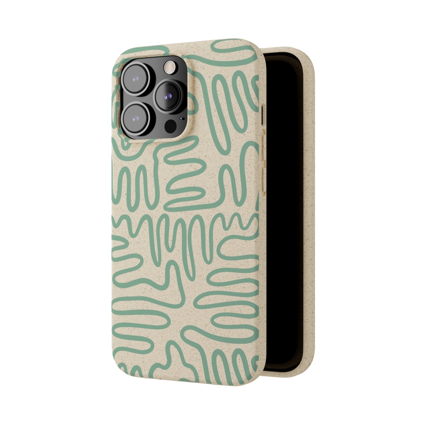 Green Squigles | 100% Biodegradable Phone Case