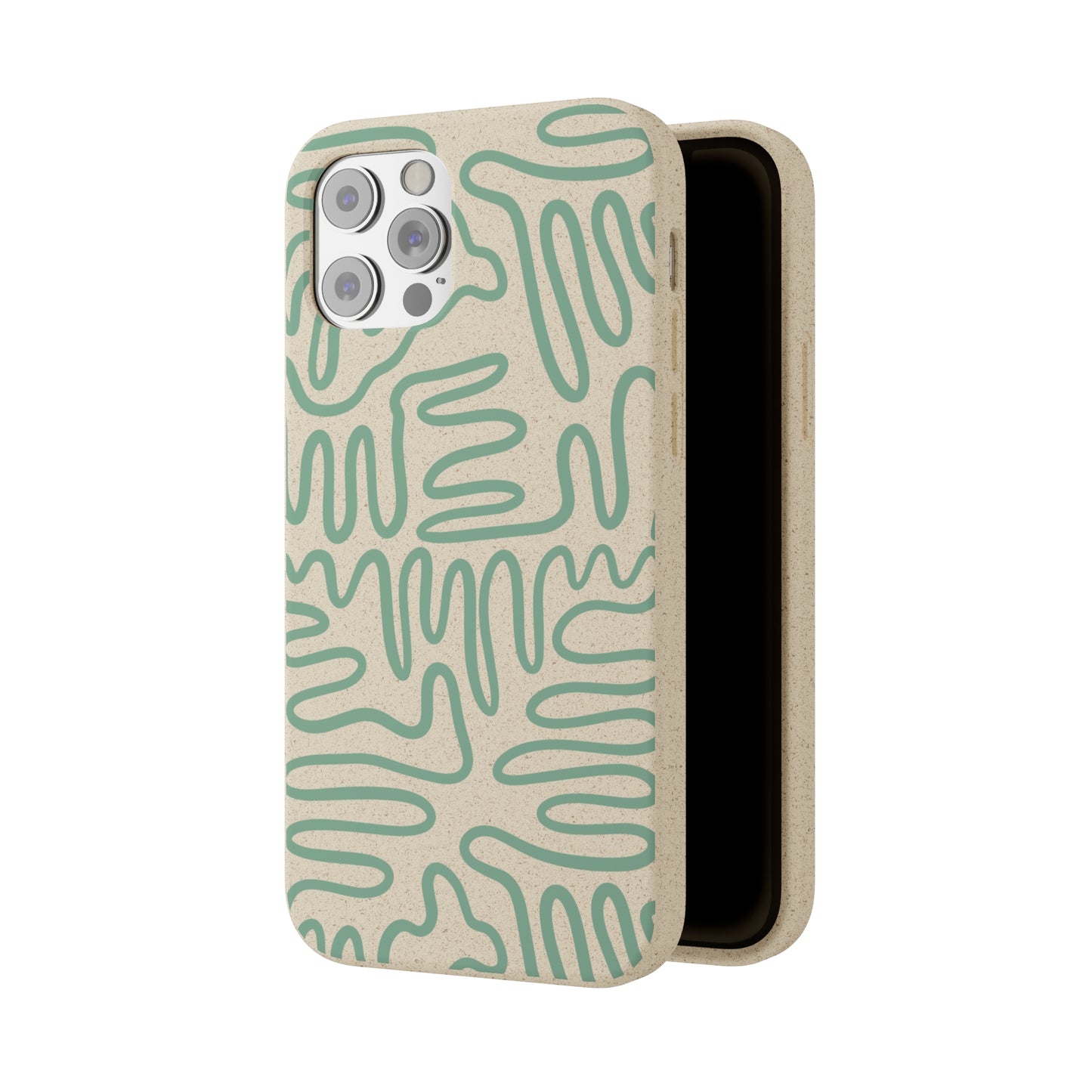 Green Squigles | 100% Biodegradable Phone Case