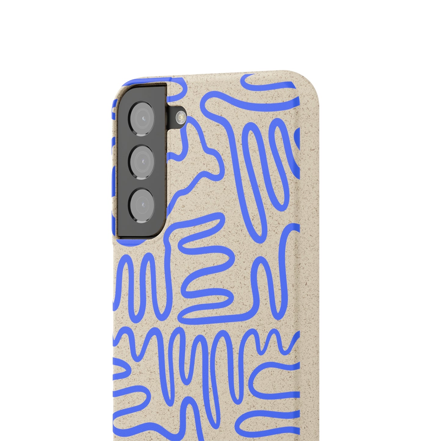 Blue Squigles | 100% Biodegradable Phone Case