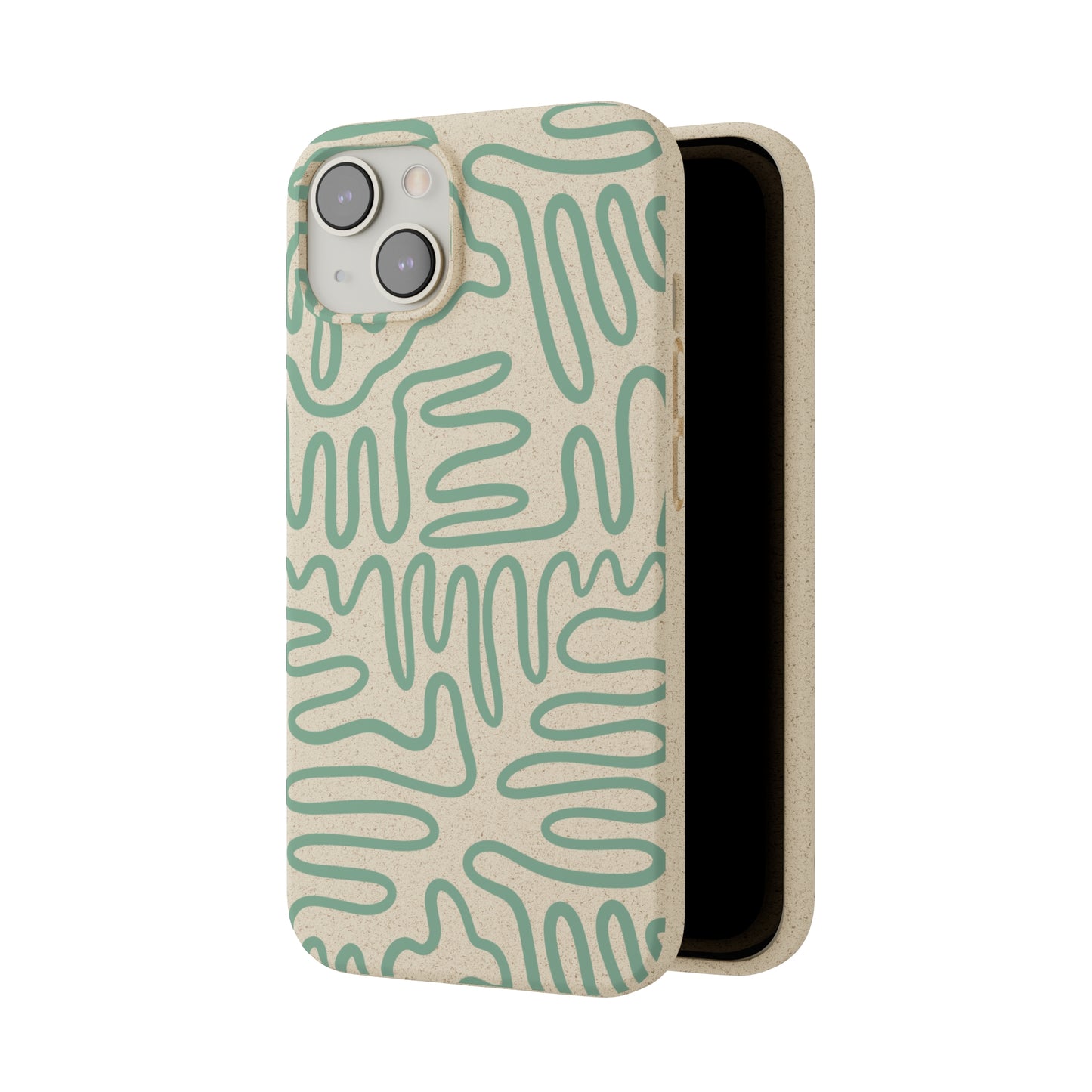 Green Squigles | 100% Biodegradable Phone Case