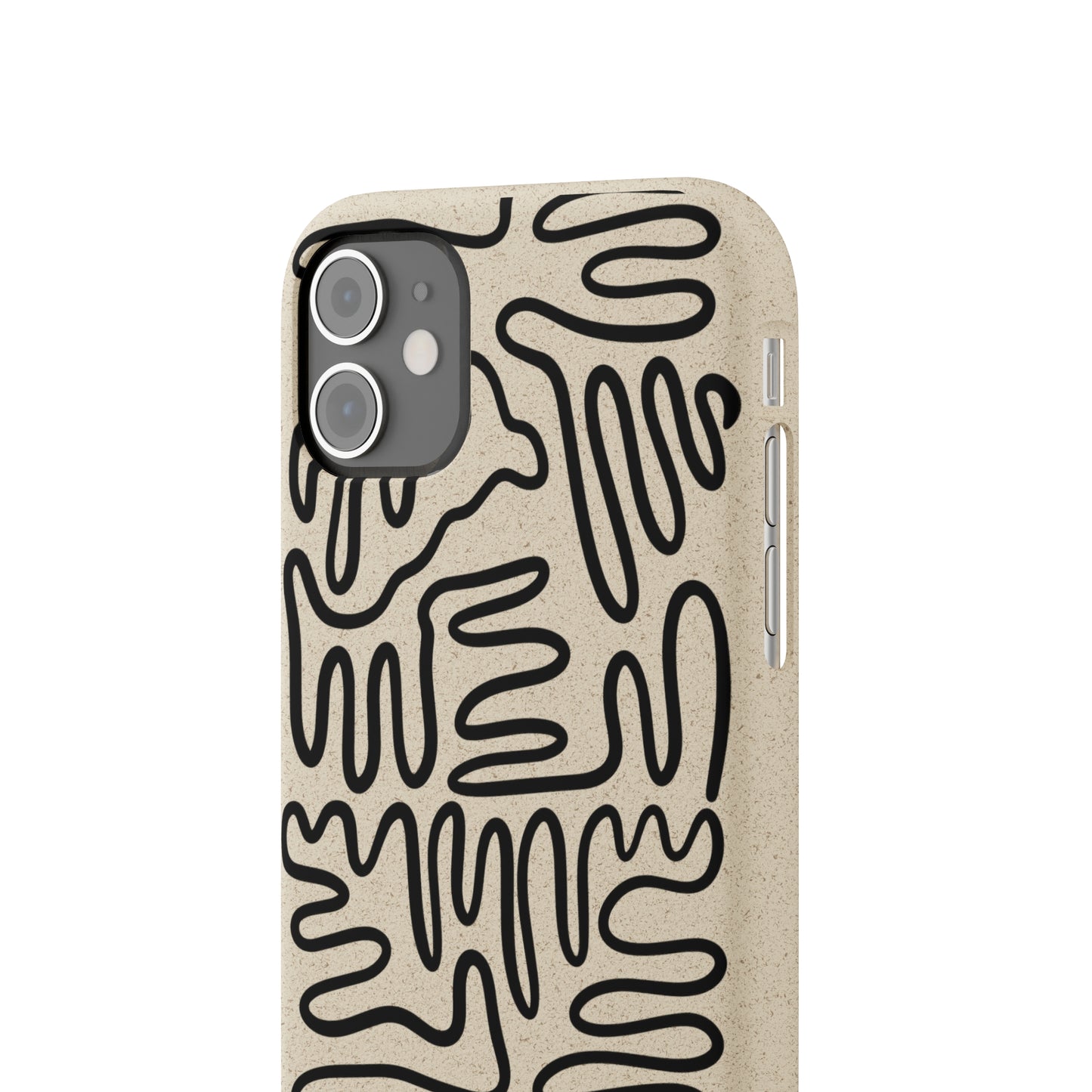 Black Squigles | 100% Biodegradable Phone Case