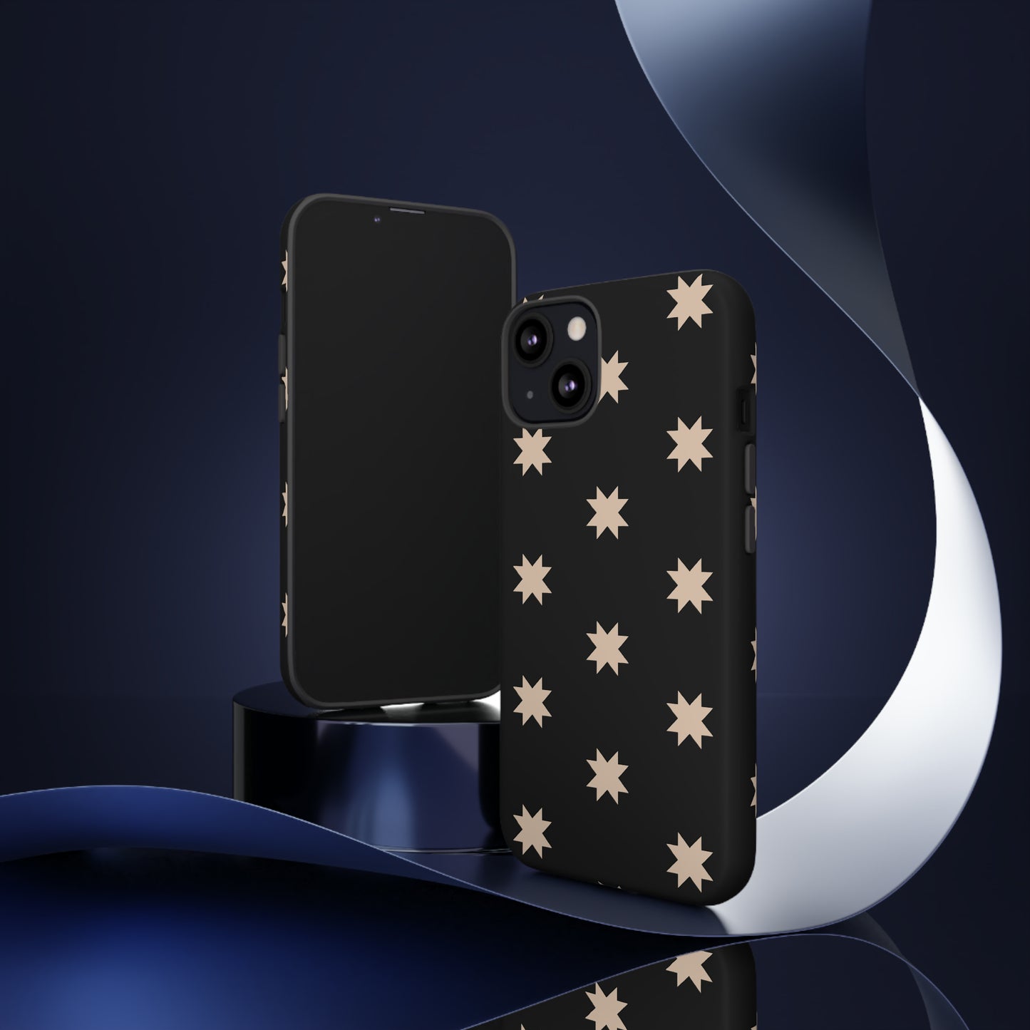 Black Star Quilt Block | Tough Phone Case