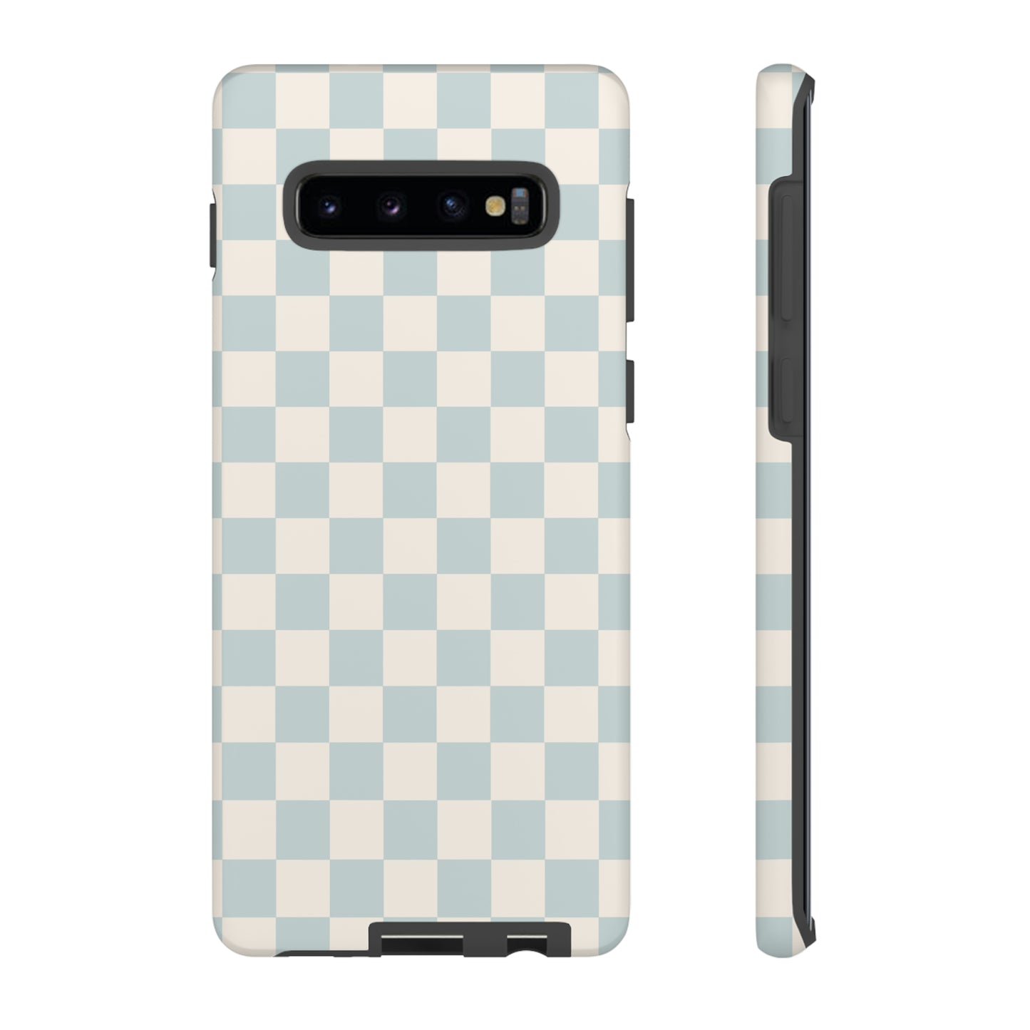 Light Blue Checkers | Tough Phone Case