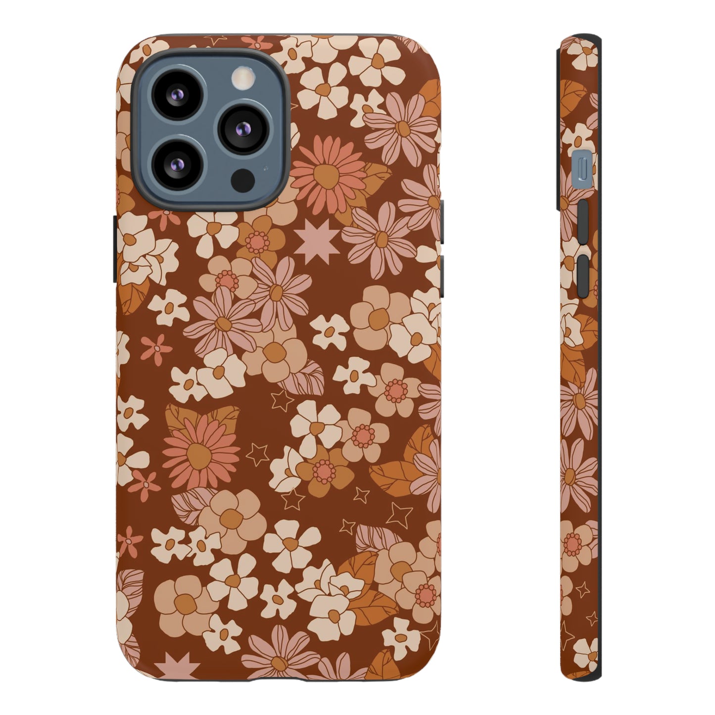 Deep Maroon Meadow | Tough Phone Case