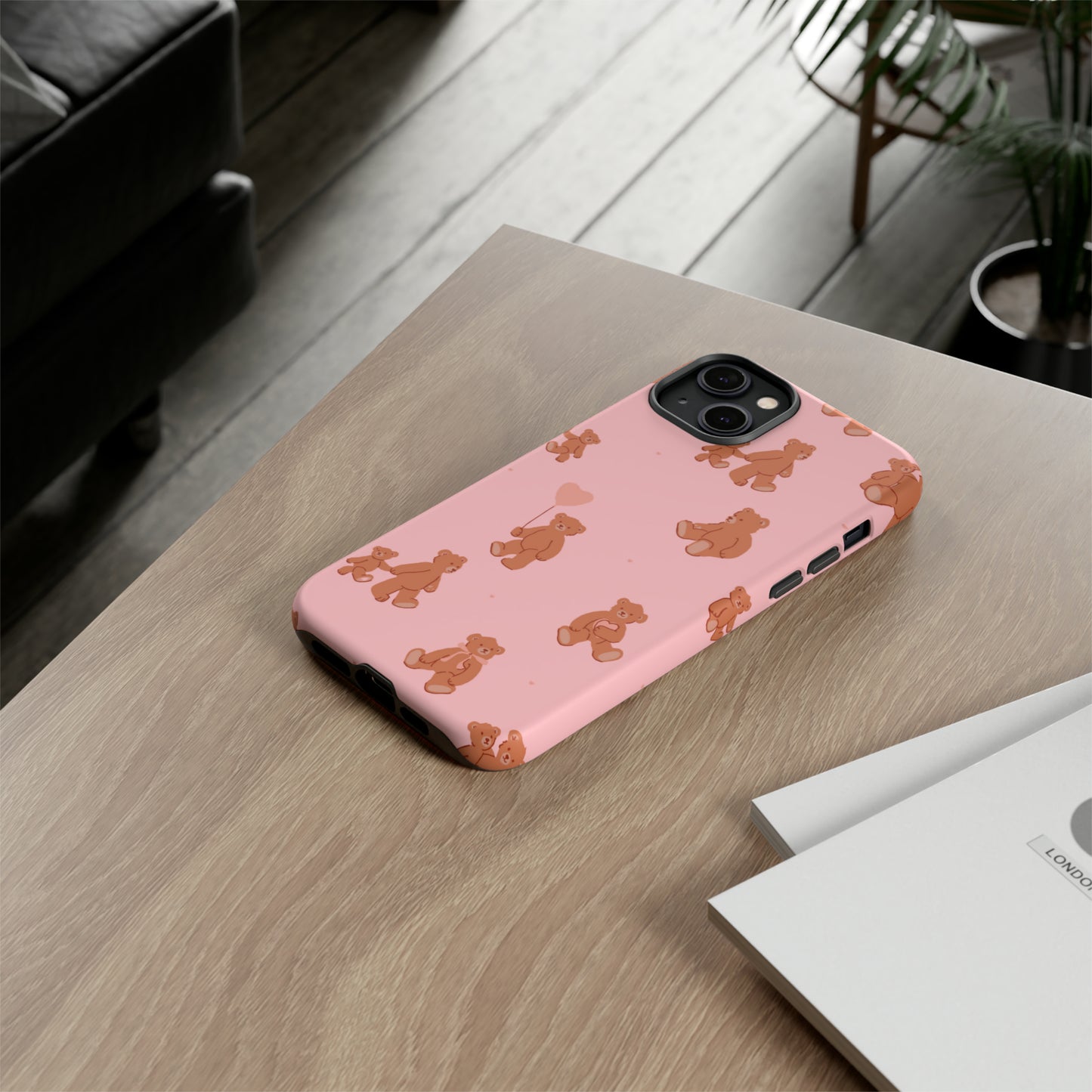 Sweet Pink Teddy Bear Tough Cases