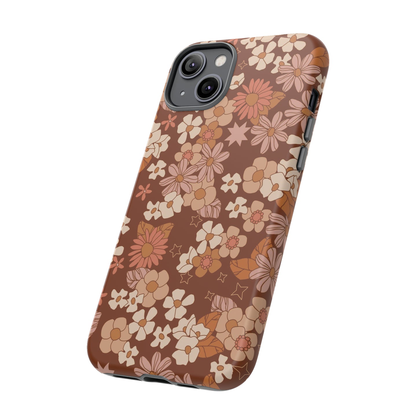 Deep Maroon Meadow | Tough Phone Case