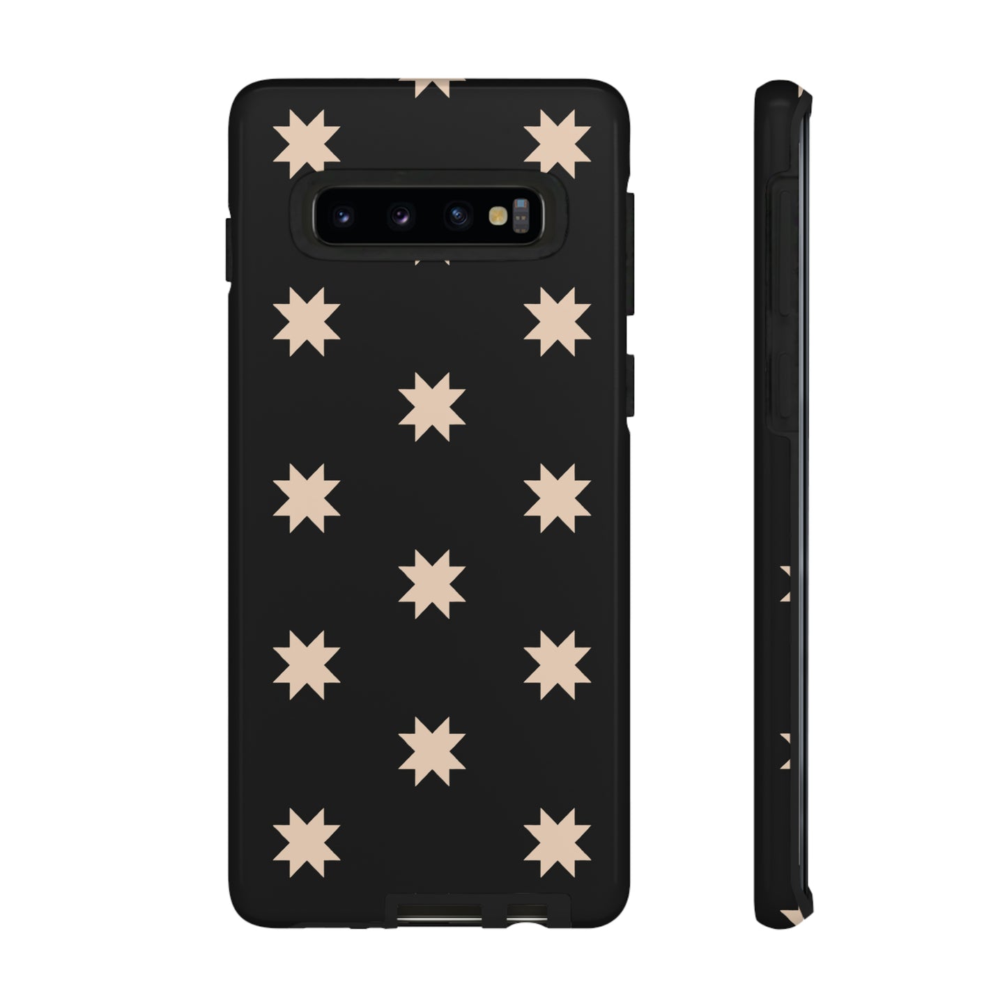 Black Star Quilt Block | Tough Phone Case