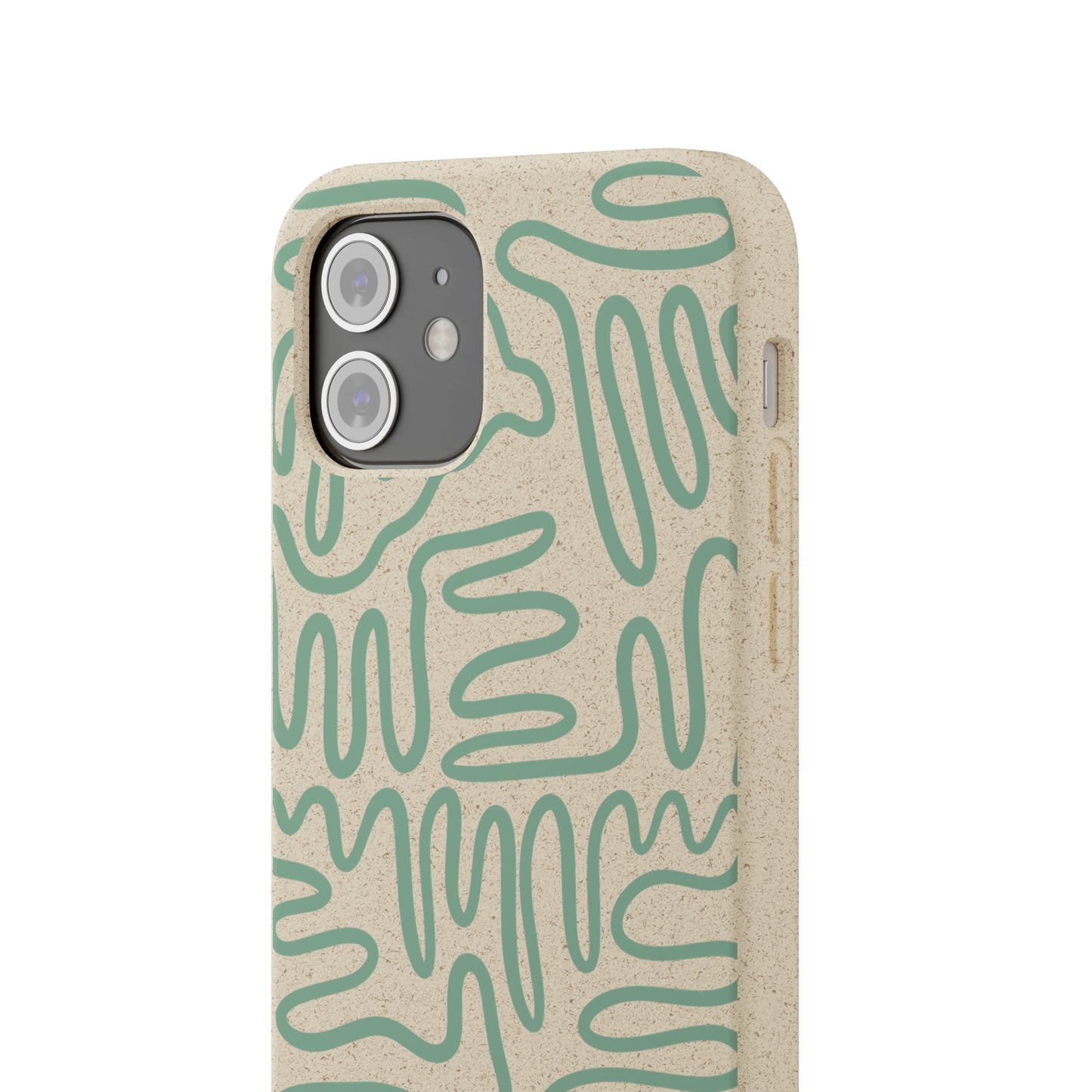 Green Squigles | 100% Biodegradable Phone Case