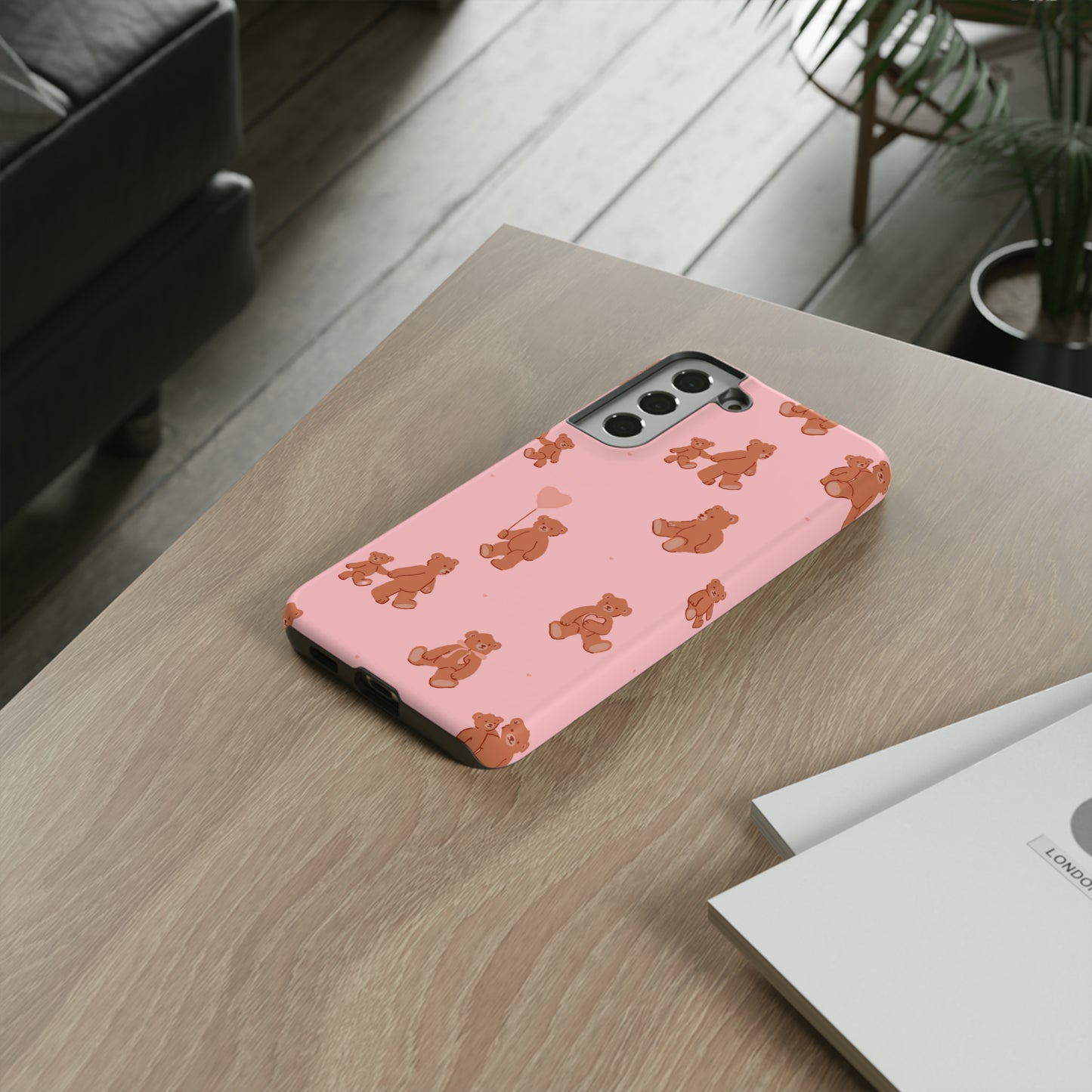 Sweet Pink Teddy Bear Tough Cases