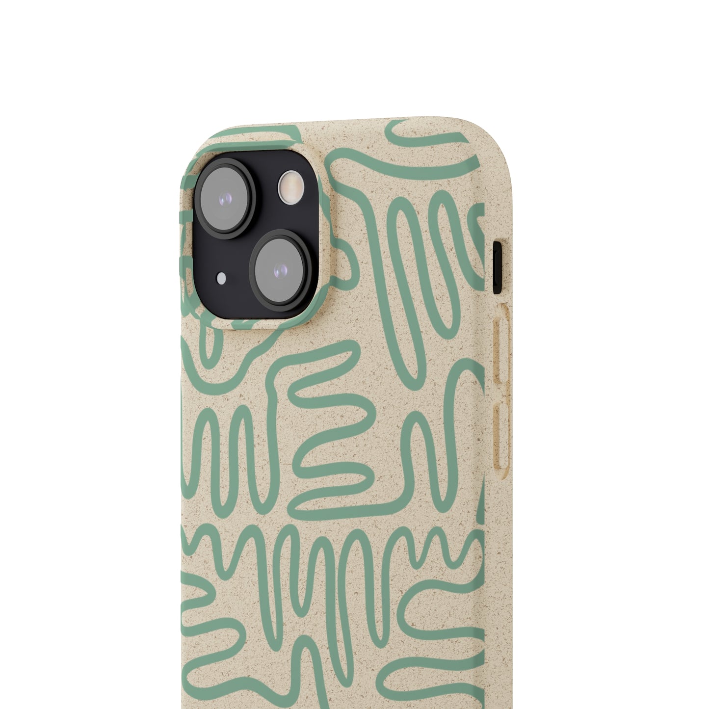 Green Squigles | 100% Biodegradable Phone Case