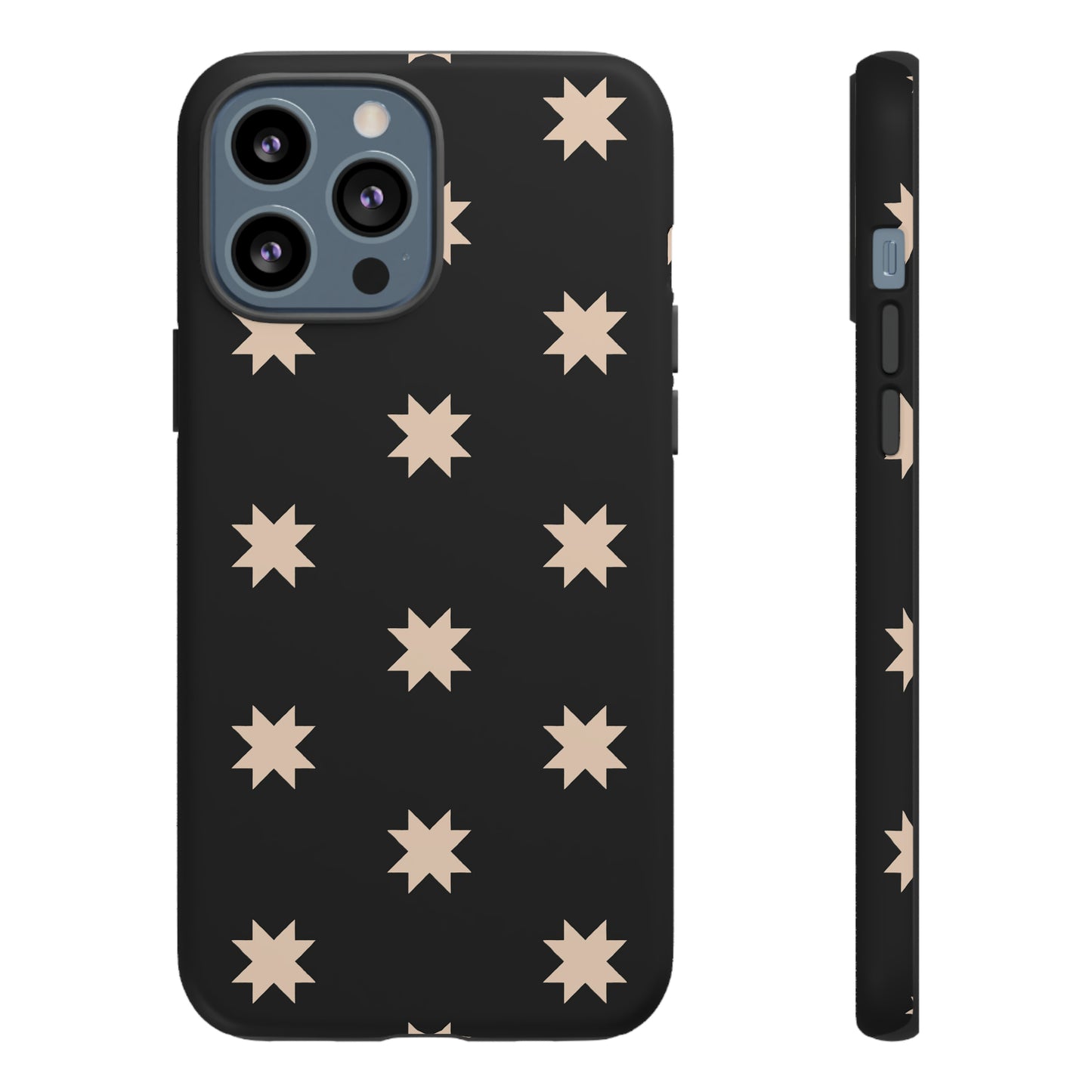 Black Star Quilt Block | Tough Phone Case