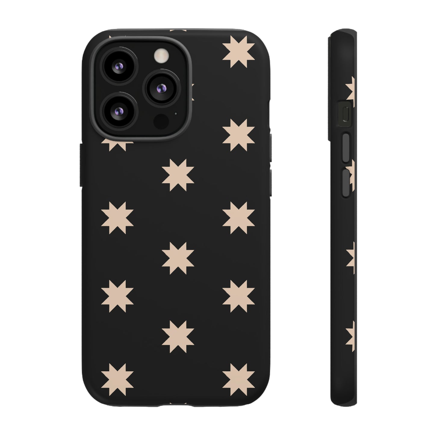 Black Star Quilt Block | Tough Phone Case